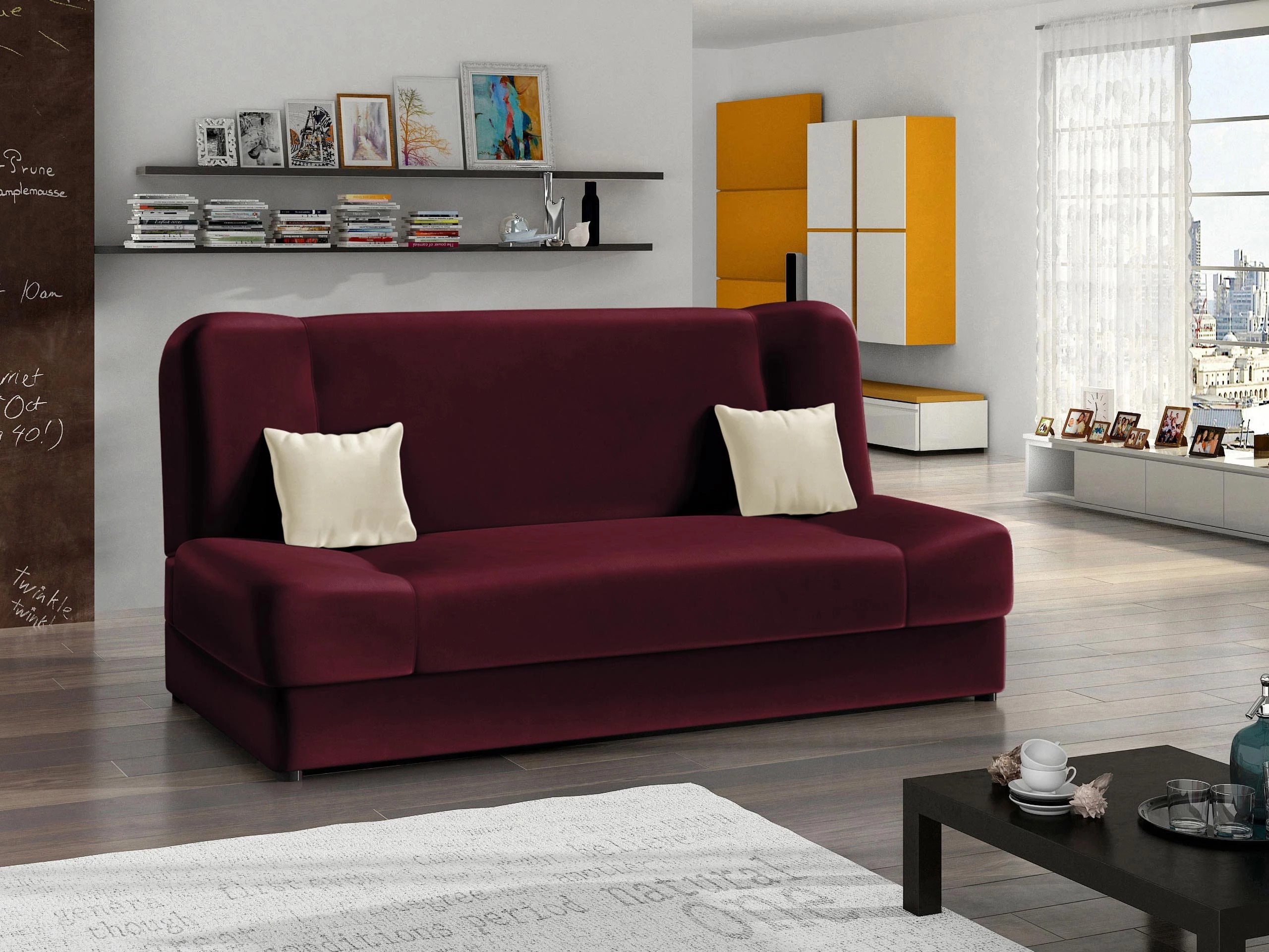 Sofá-cama Comfivo Cera (Magic Velvet 2202 + Magic Velvet 2250)