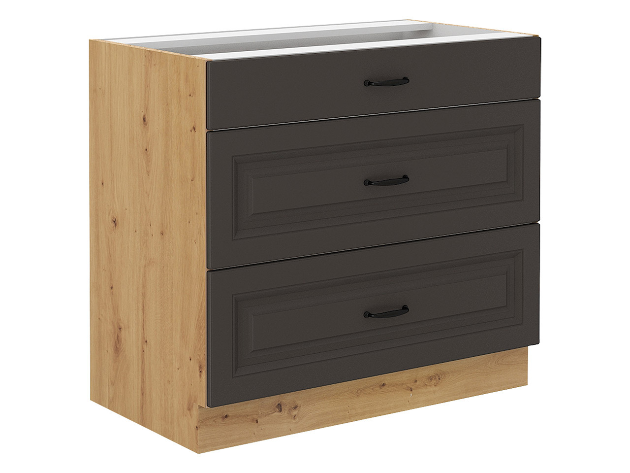 Armário modular com gavetas Retro Grey 120