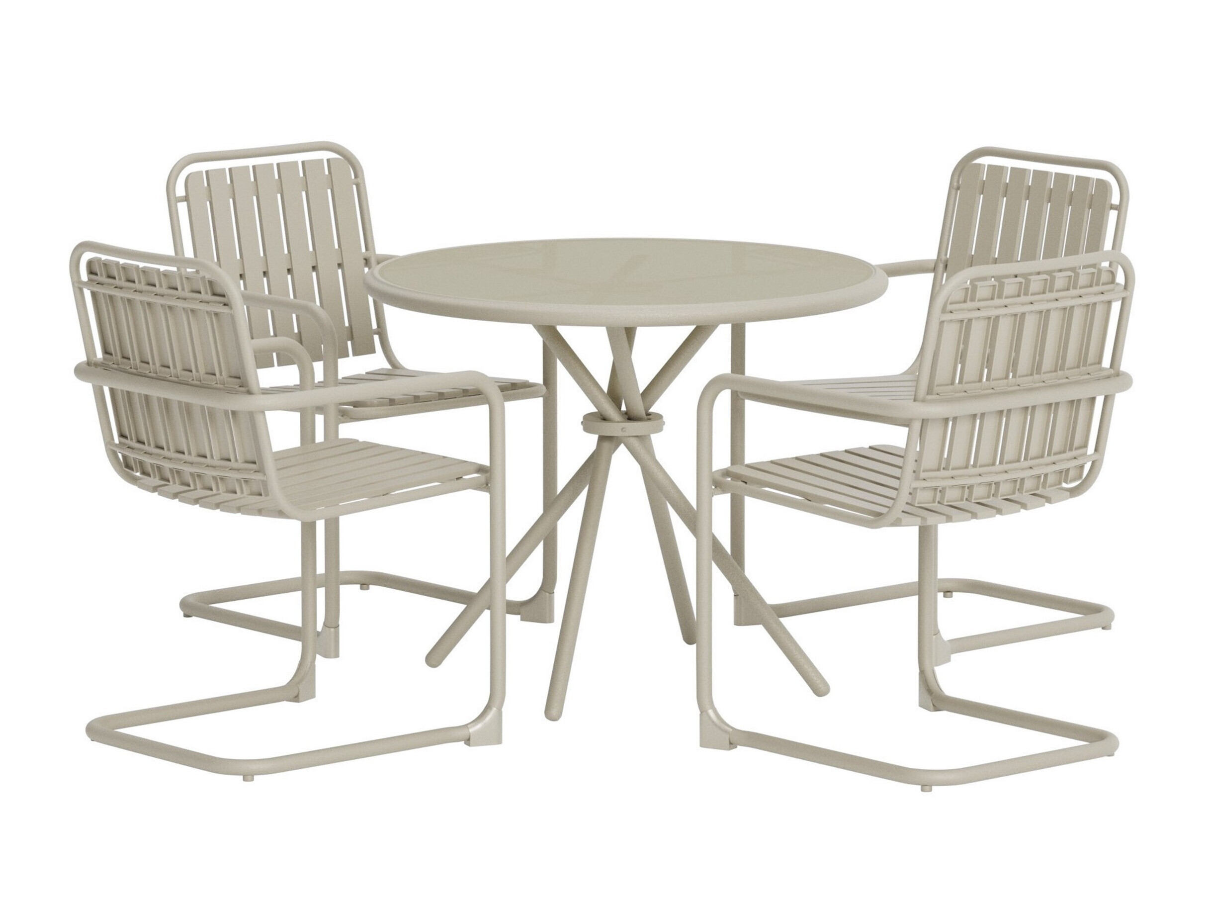 Conjunto de mesa e cadeiras Dallas 5192 (Bege)