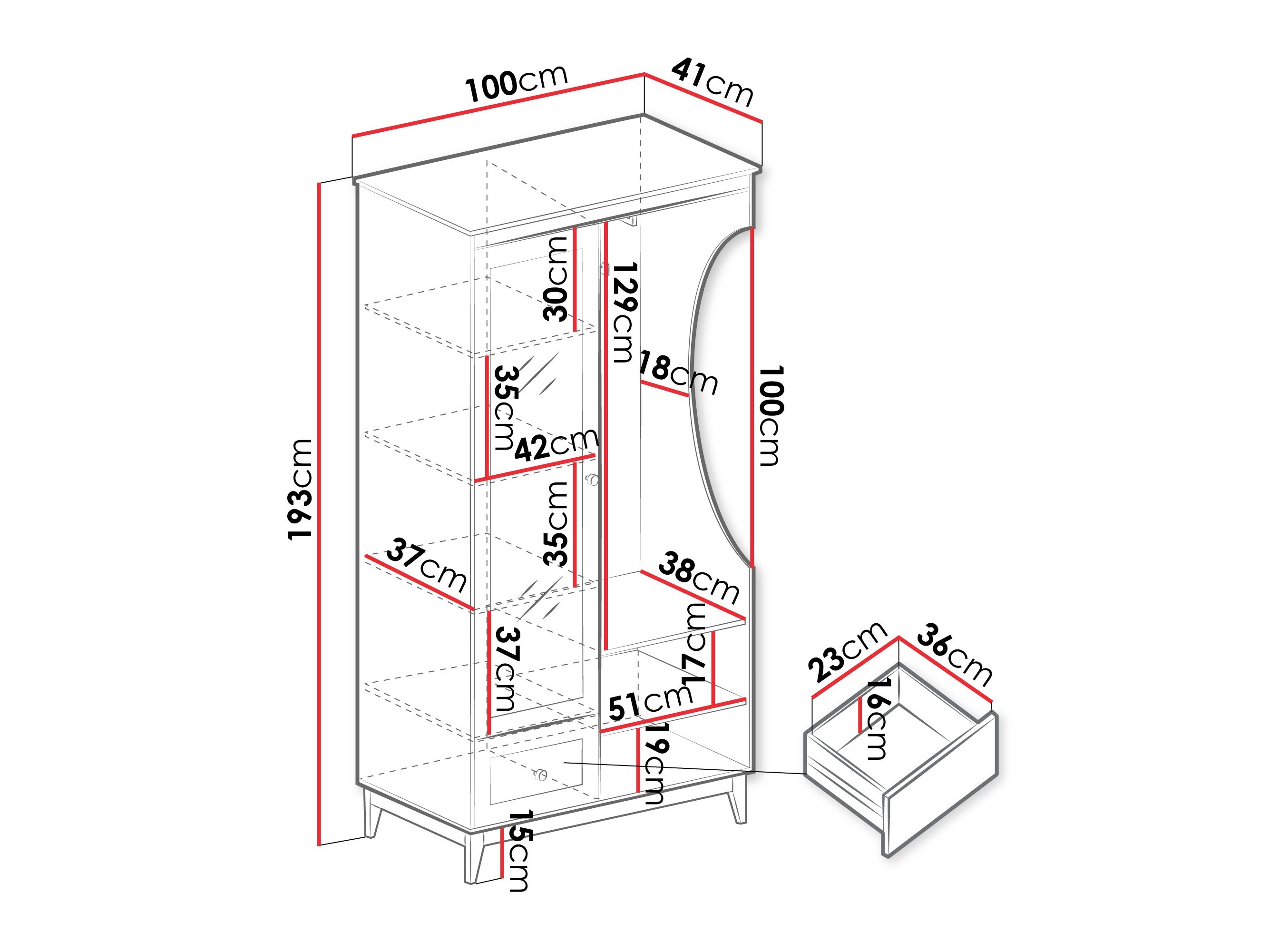 Conjunto para corredor Sonfera 113