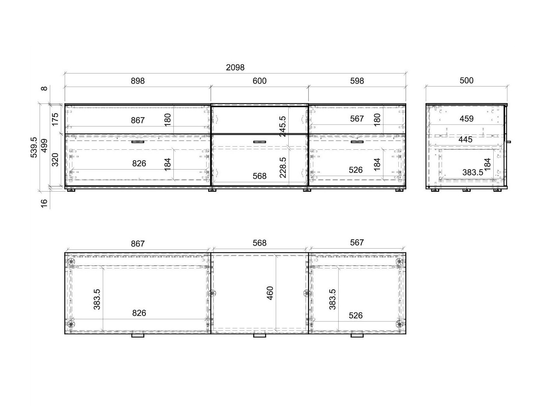 Conjunto para sala de estar Alnue 108