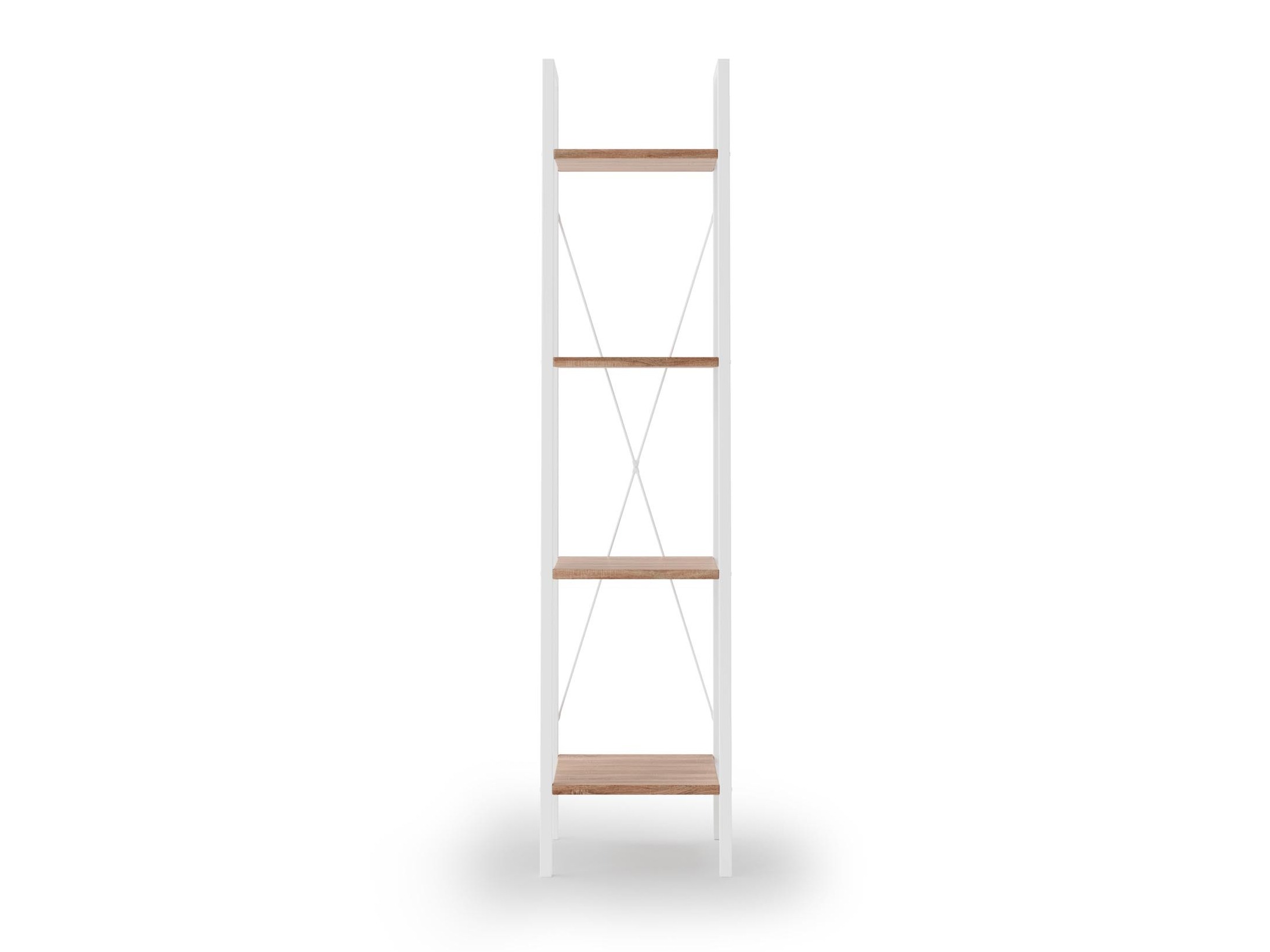 Estante Houston 1891 (Carvalho sonoma + Branco)