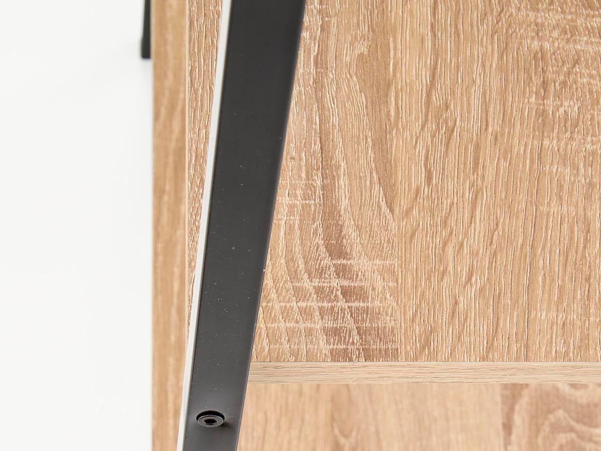 Estante Houston 1891 (Carvalho sonoma + Branco)