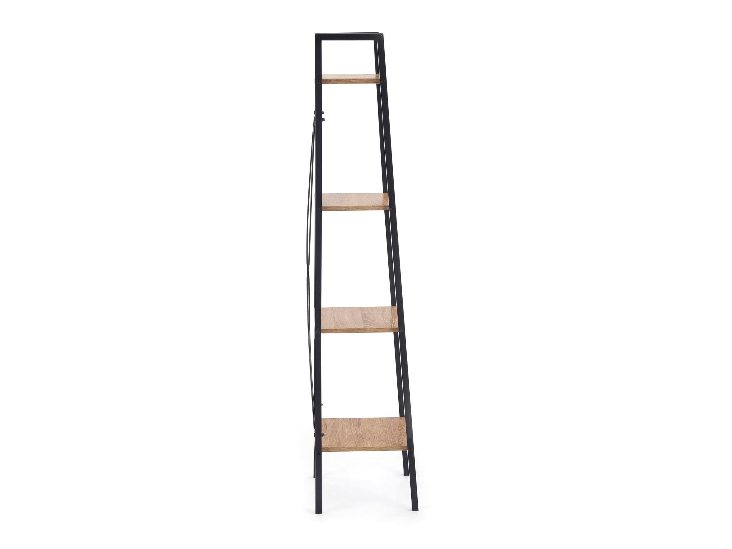 Estante Houston 1891 (Carvalho sonoma + Preto)