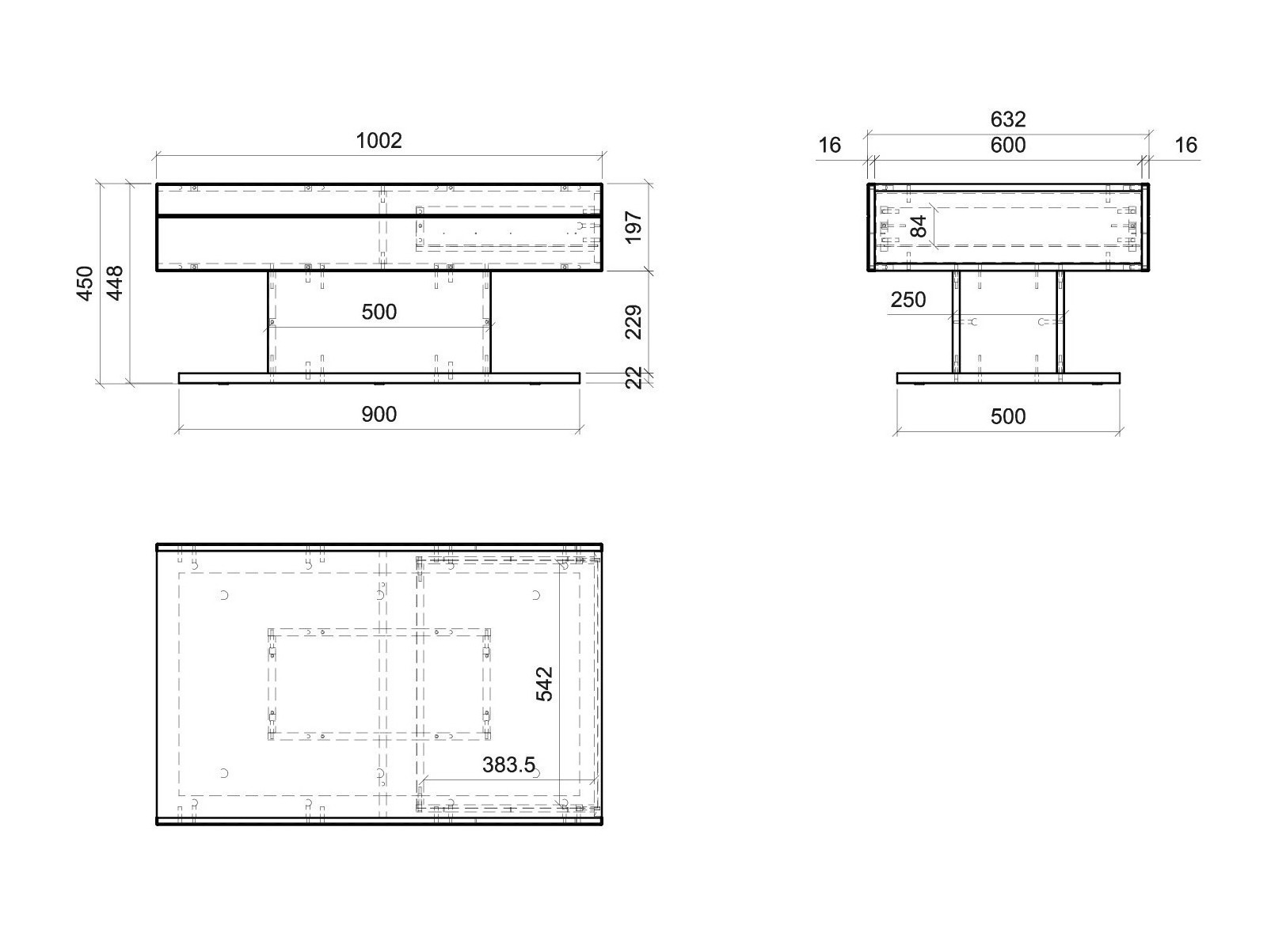 Mesa de centro Balelbu 108