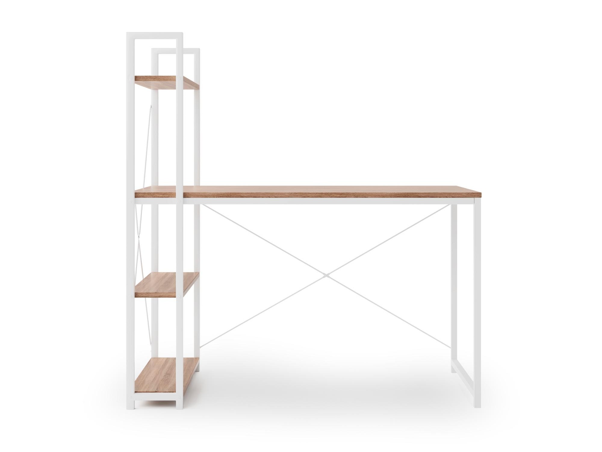 Mesa de escritório Houston 1888 (Carvalho sonoma + Branco)