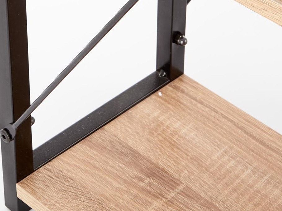 Mesa de escritório Houston 1888 (Carvalho sonoma + Preto)