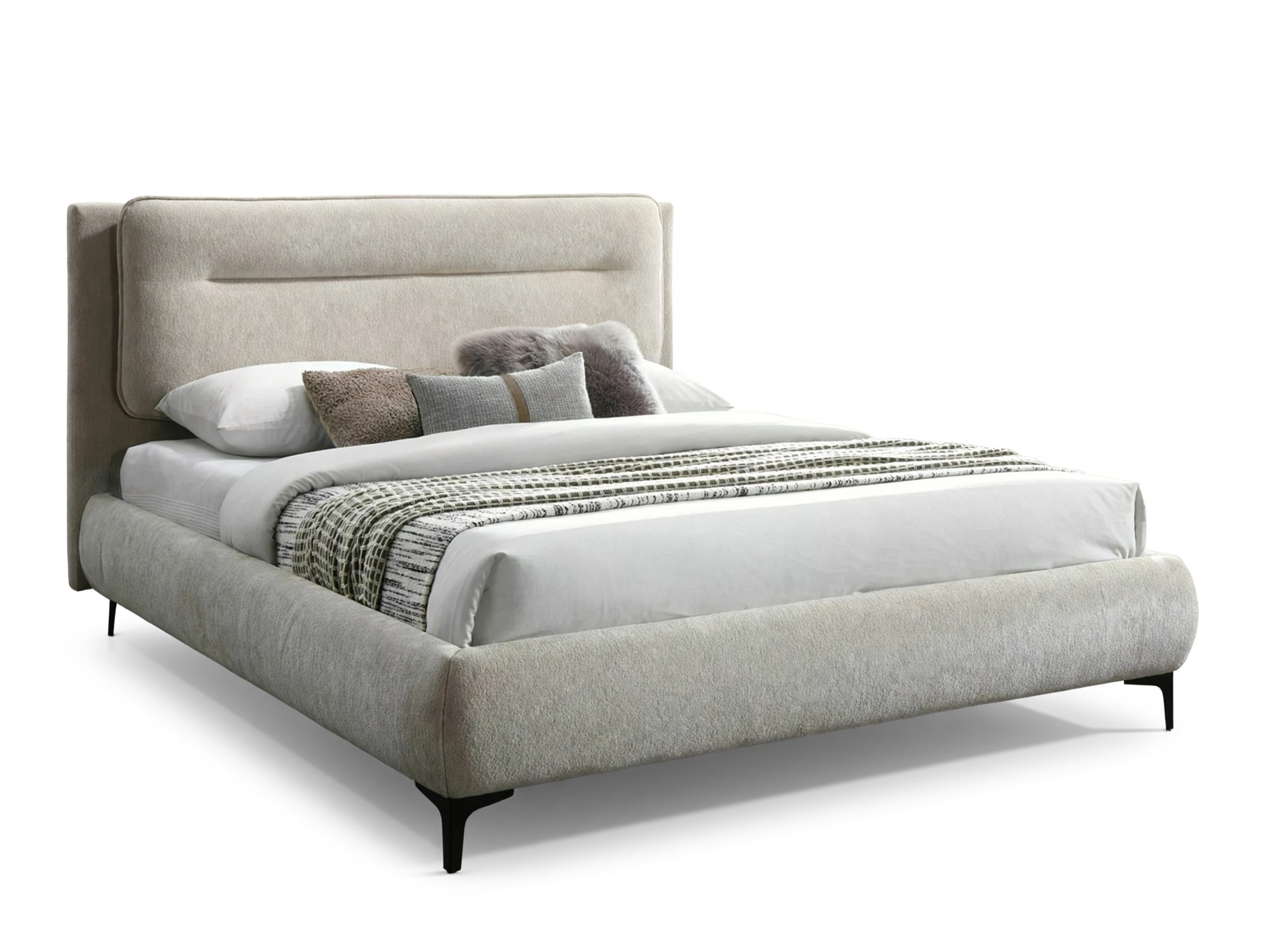 Cama Detroit 786 (Bege claro)
