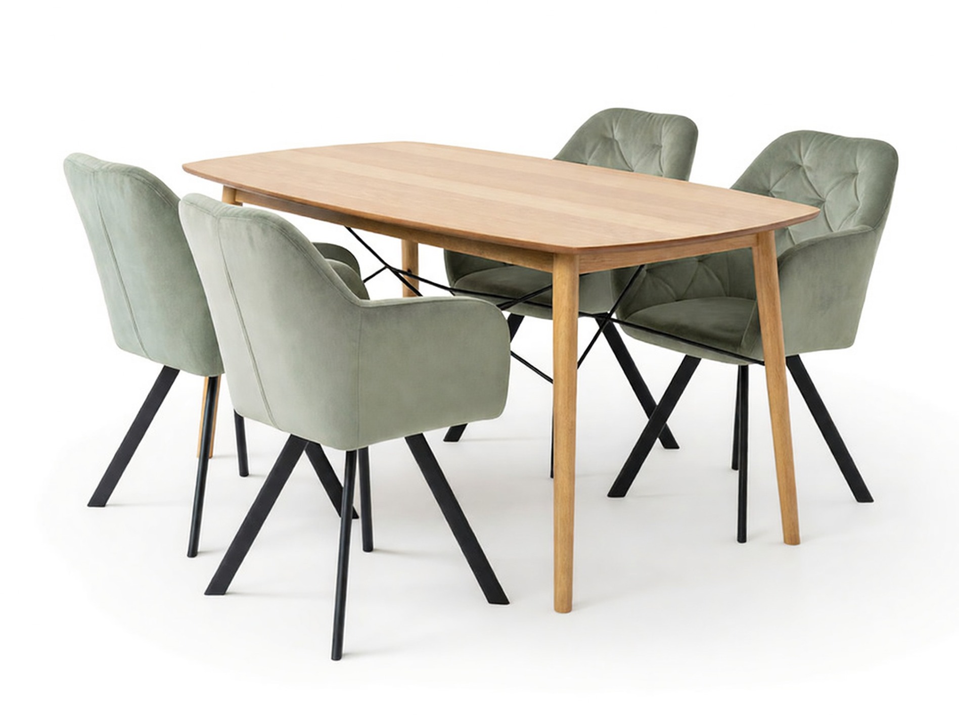 Conjunto para refeições Norsica Daltea 117 (Bege + Preto)