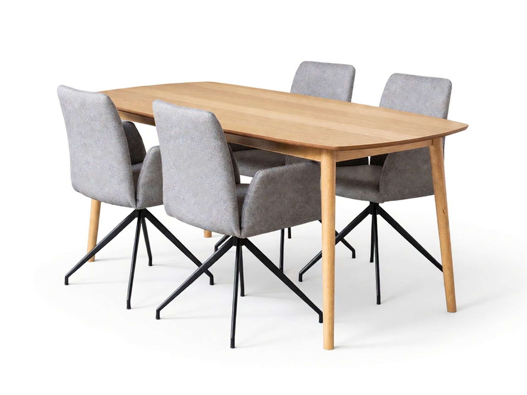 Conjunto para refeições Norsica Daltea 118 (Cinzento + Preto)