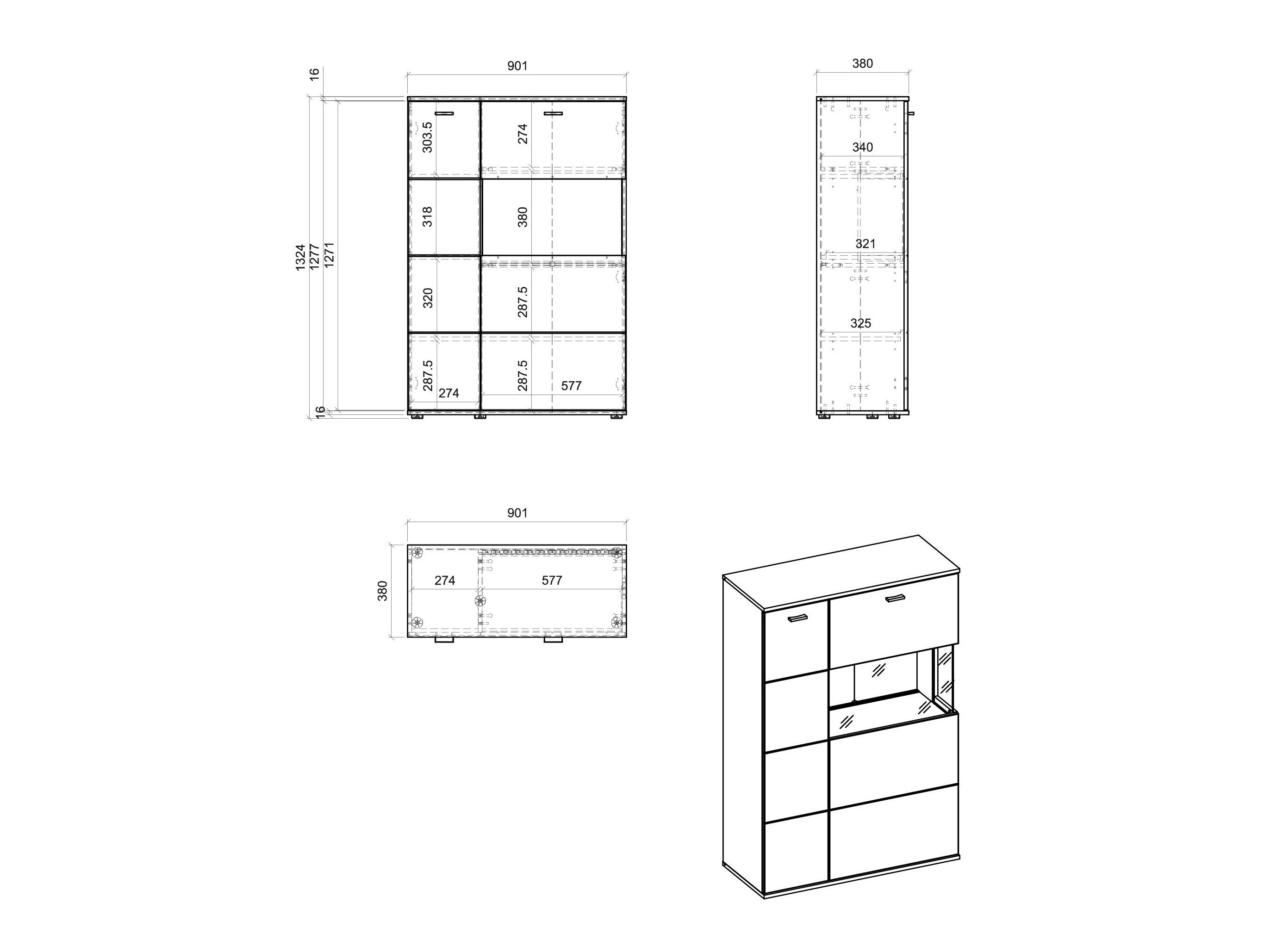 Conjunto para sala de estar Alnue 108