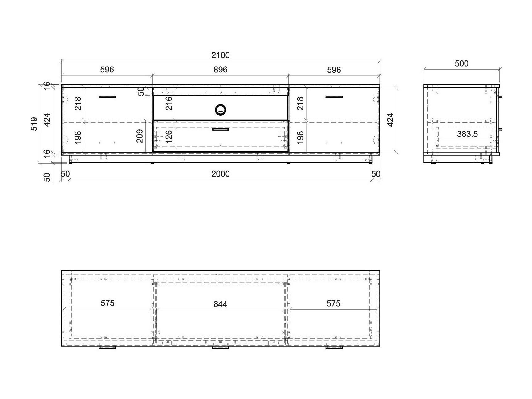Conjunto para sala de estar Salsalo 109 (Não)