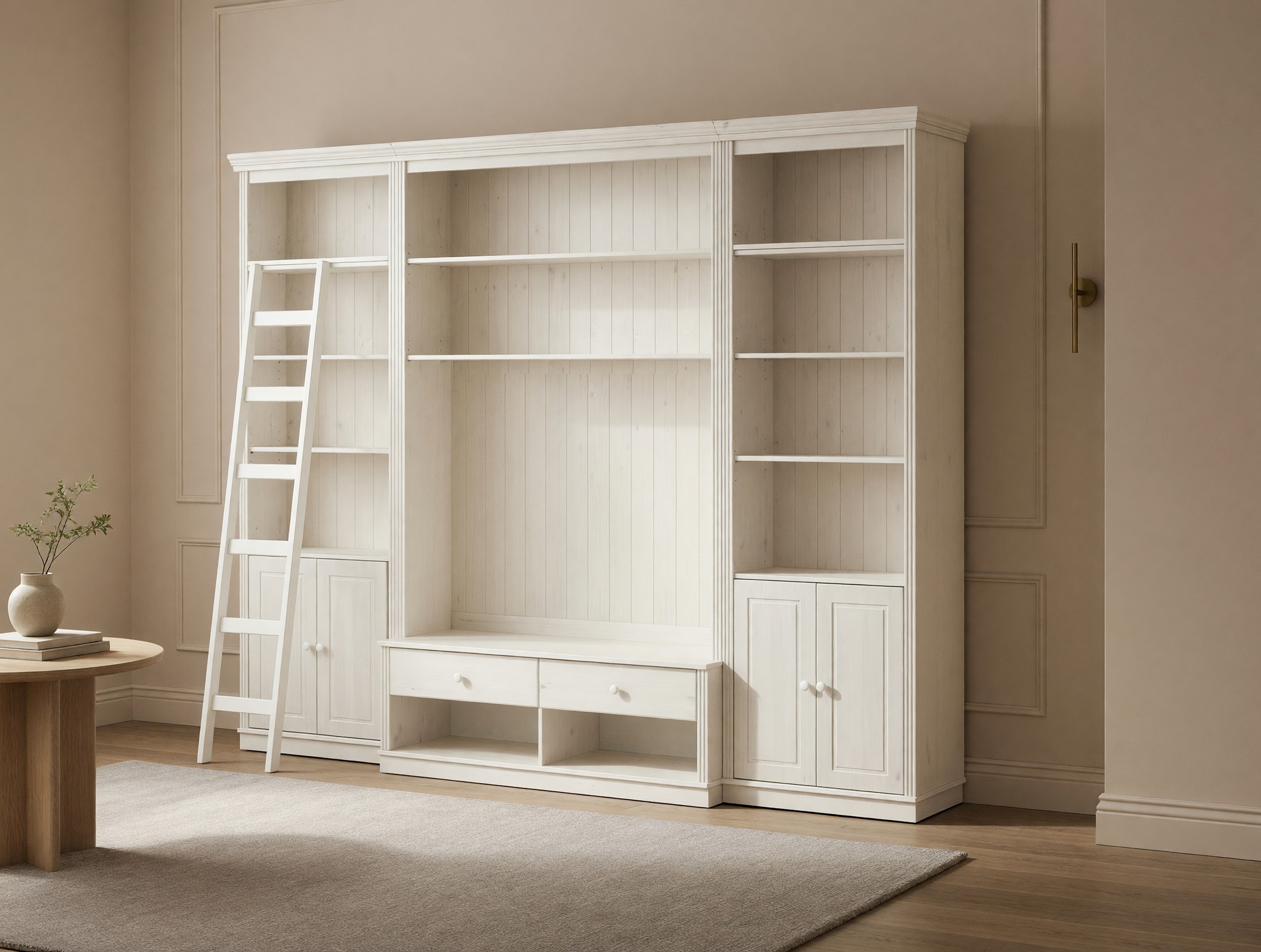 Conjunto para sala de estar Saltoro 107 (Branco)