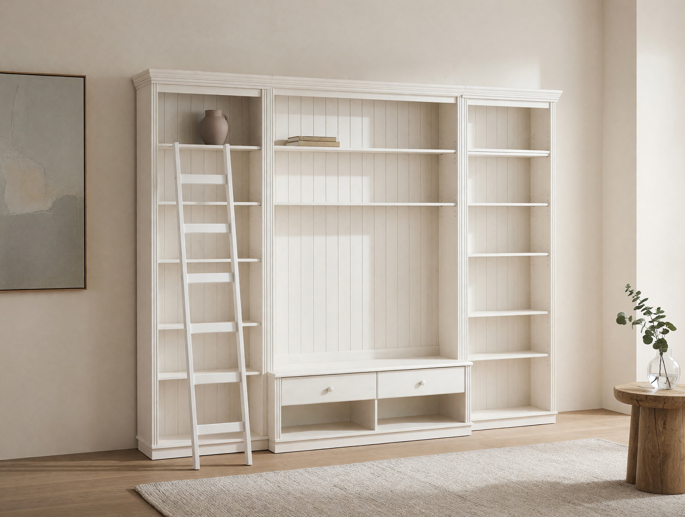 Conjunto para sala de estar Saltoro 108 (Branco)