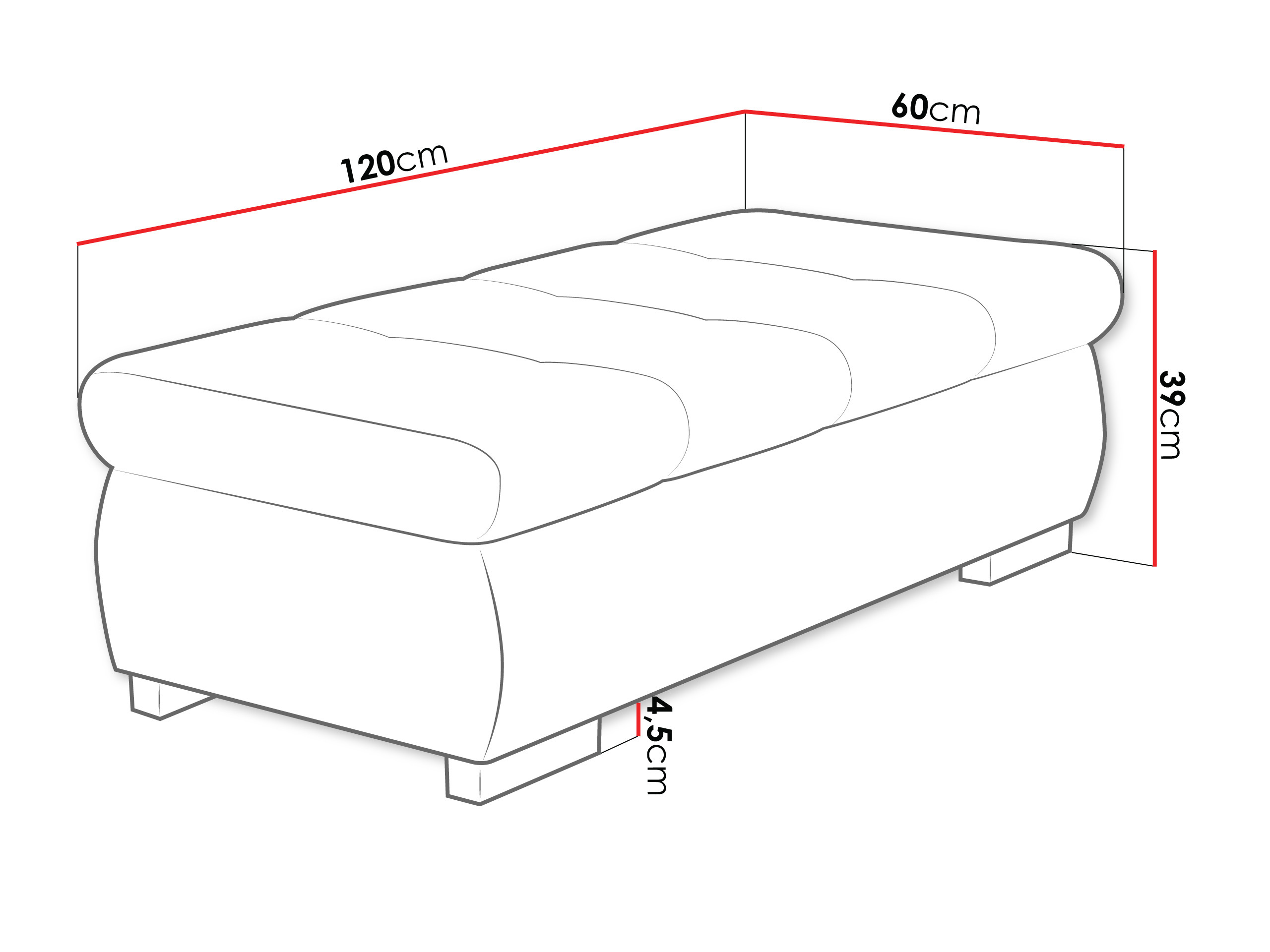 Banco estofado Comfivo Nitor I (Soft 029 + Majorka 03)