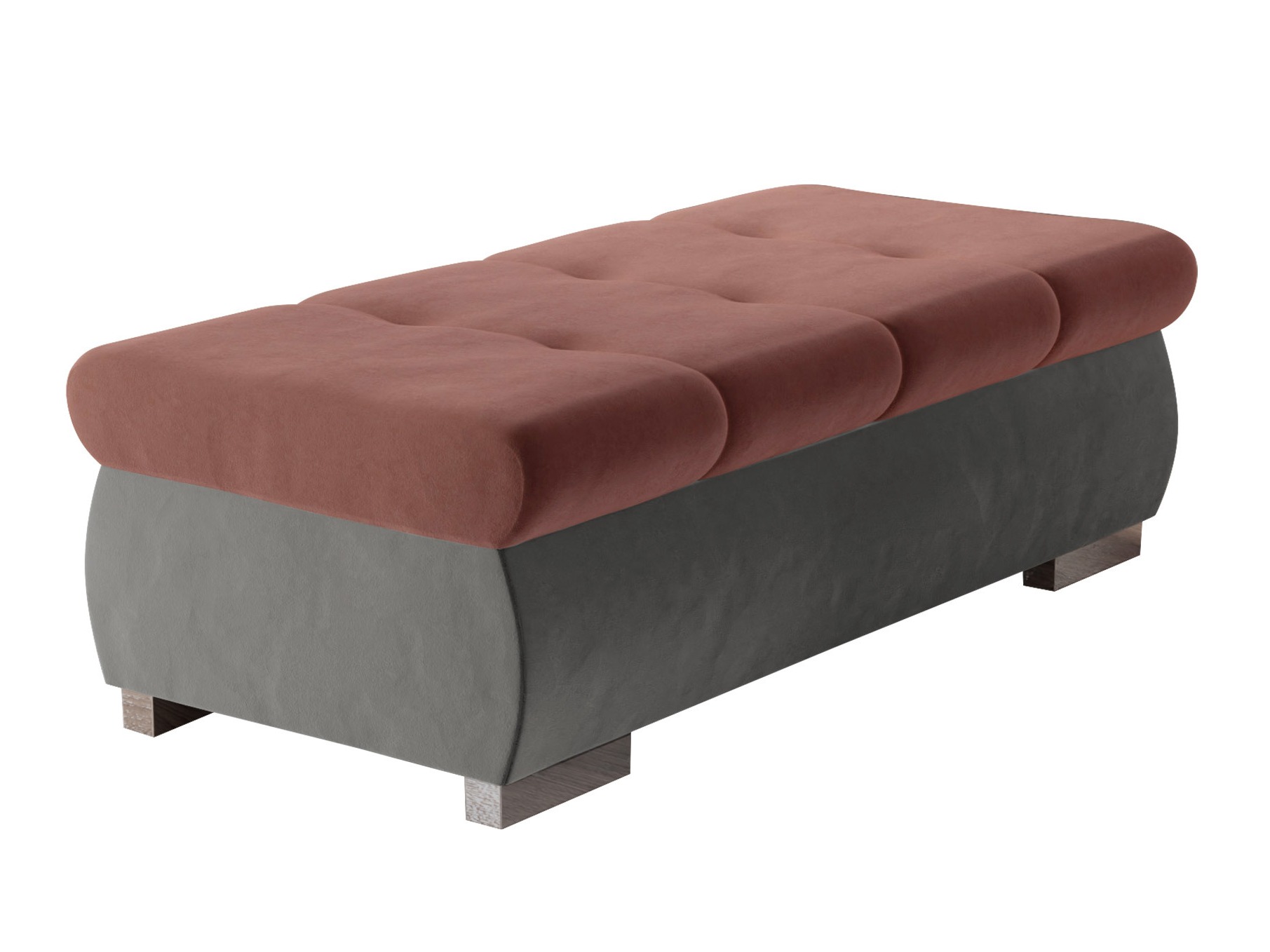 Banco estofado Comfivo Nitor I (Magic Velvet 2217 + Magic Velvet 2258)