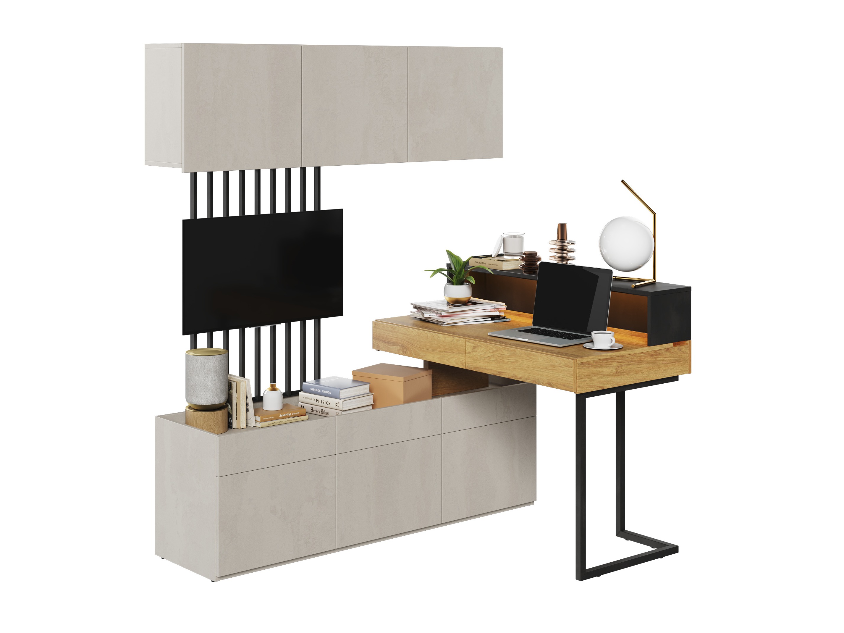 Conjunto de mobiliário Orlbale 154