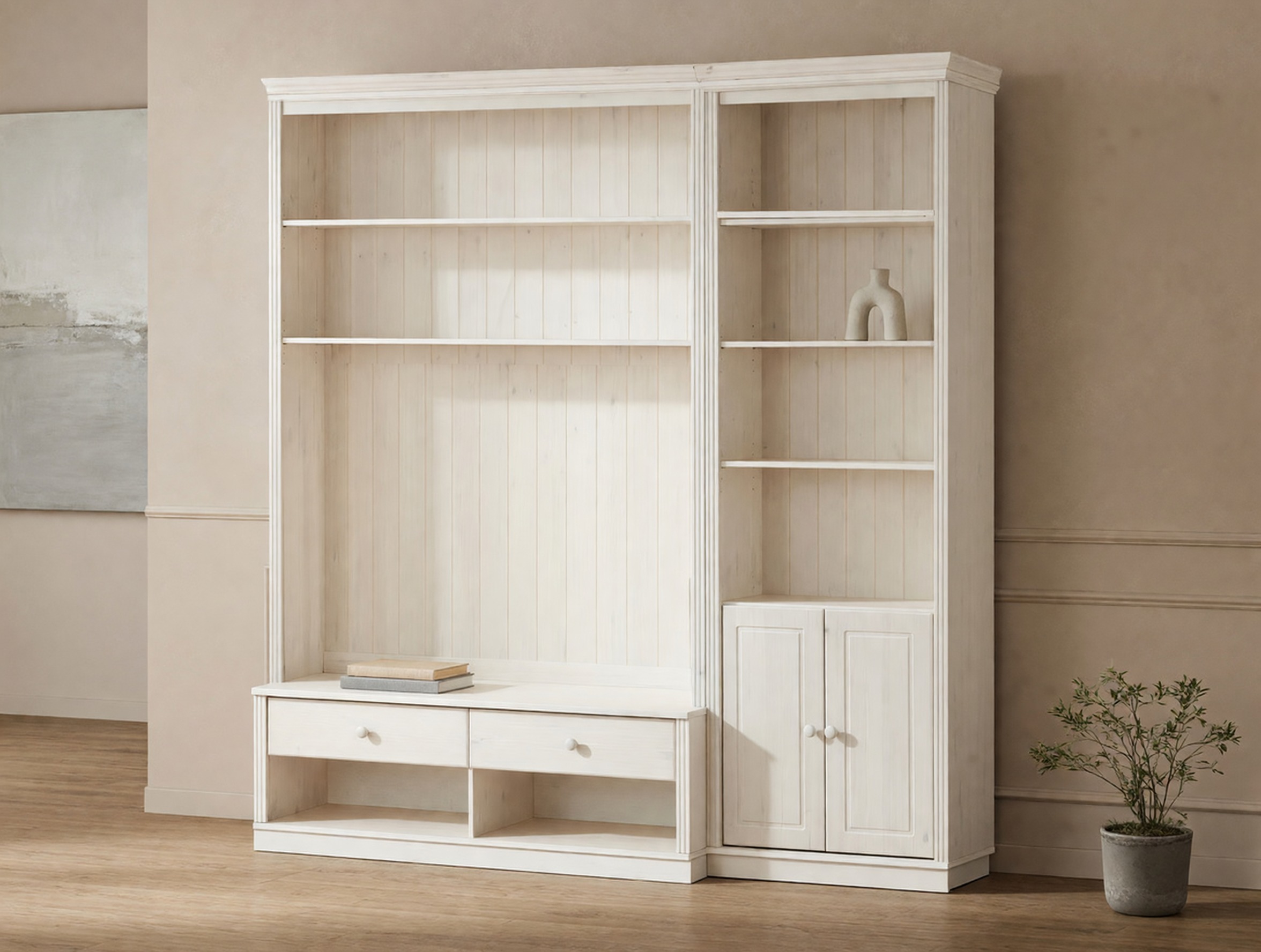 Conjunto para sala de estar Saltoro 105 (Branco)