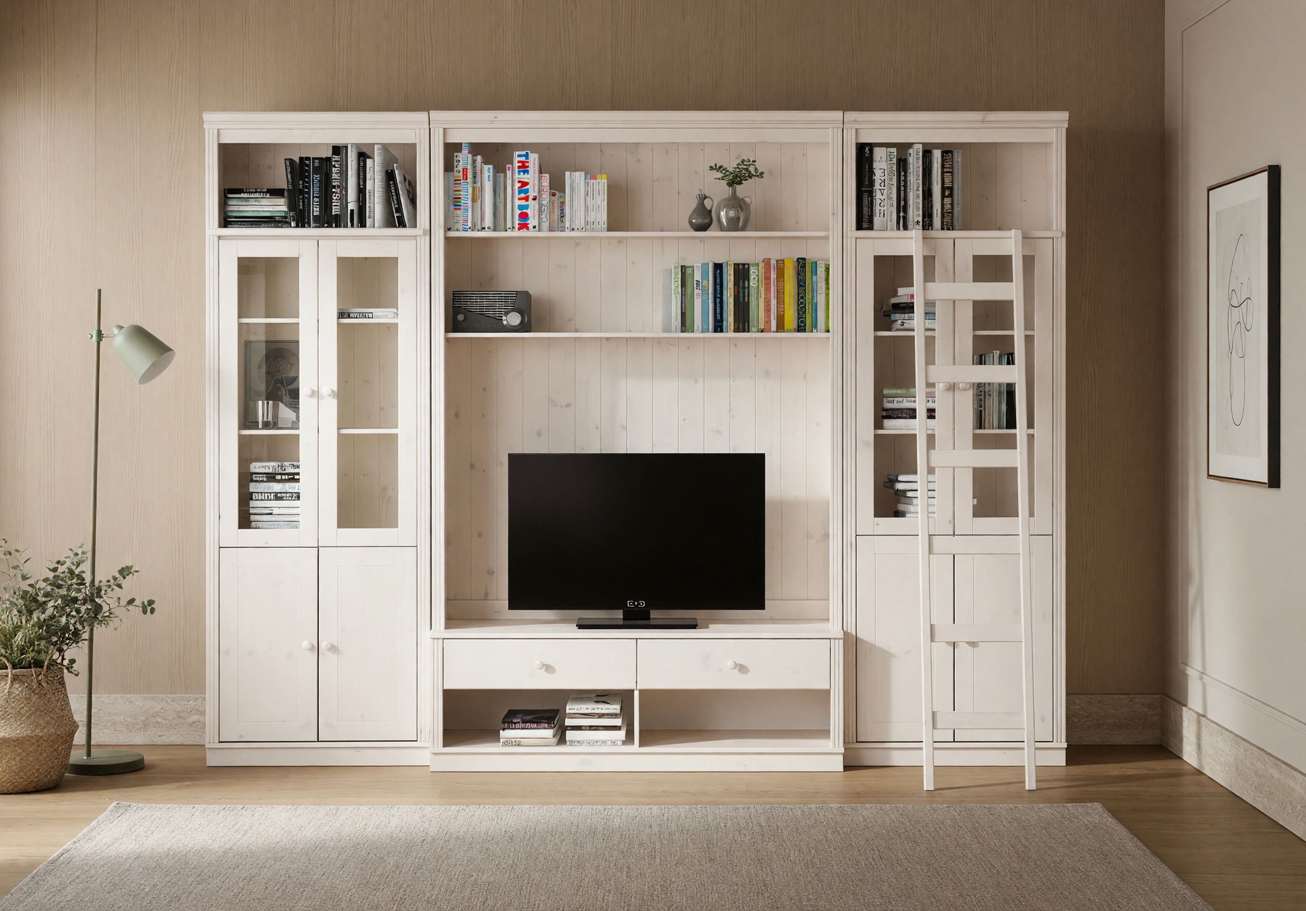 Conjunto para sala de estar Saltoro 128 (Branco)