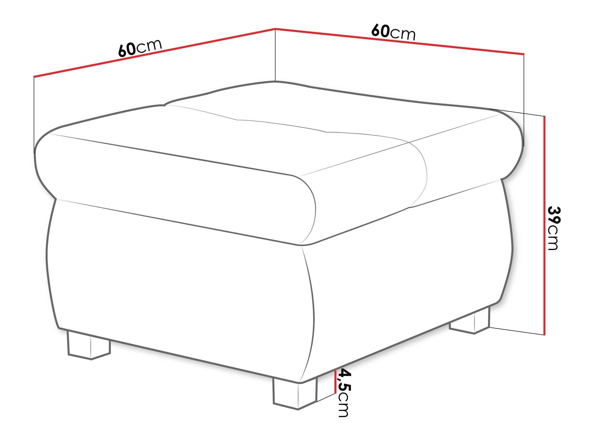 Pufe Comfivo Nitor (Magic Velvet 2225)