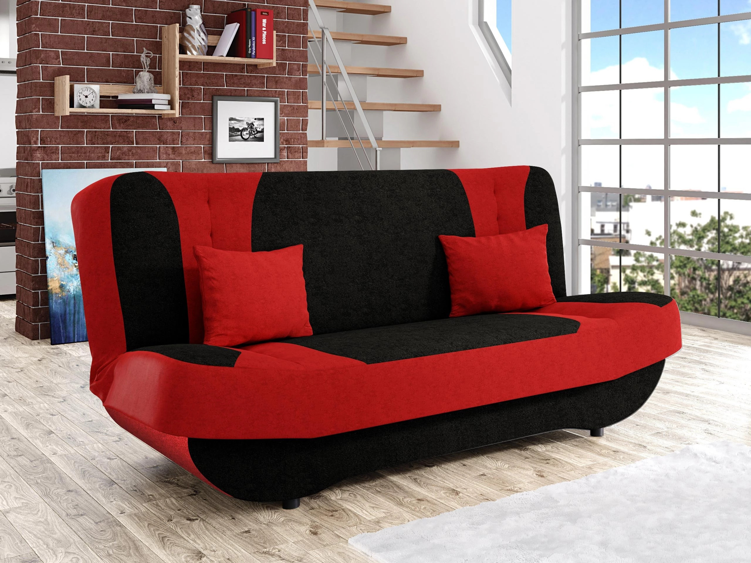 Sofá-cama Comfivo Cervus (Alova 04 + Alova 46)
