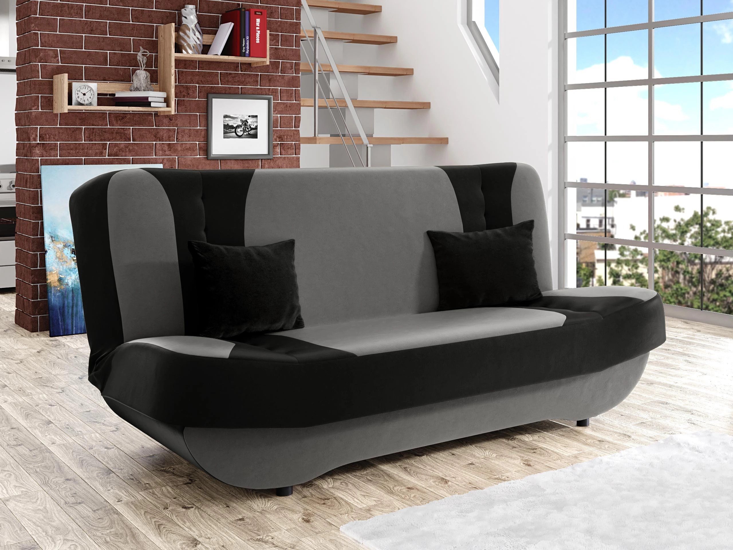 Sofá-cama Comfivo Cervus (Magic Velvet 2217 + Magic Velvet 2219)
