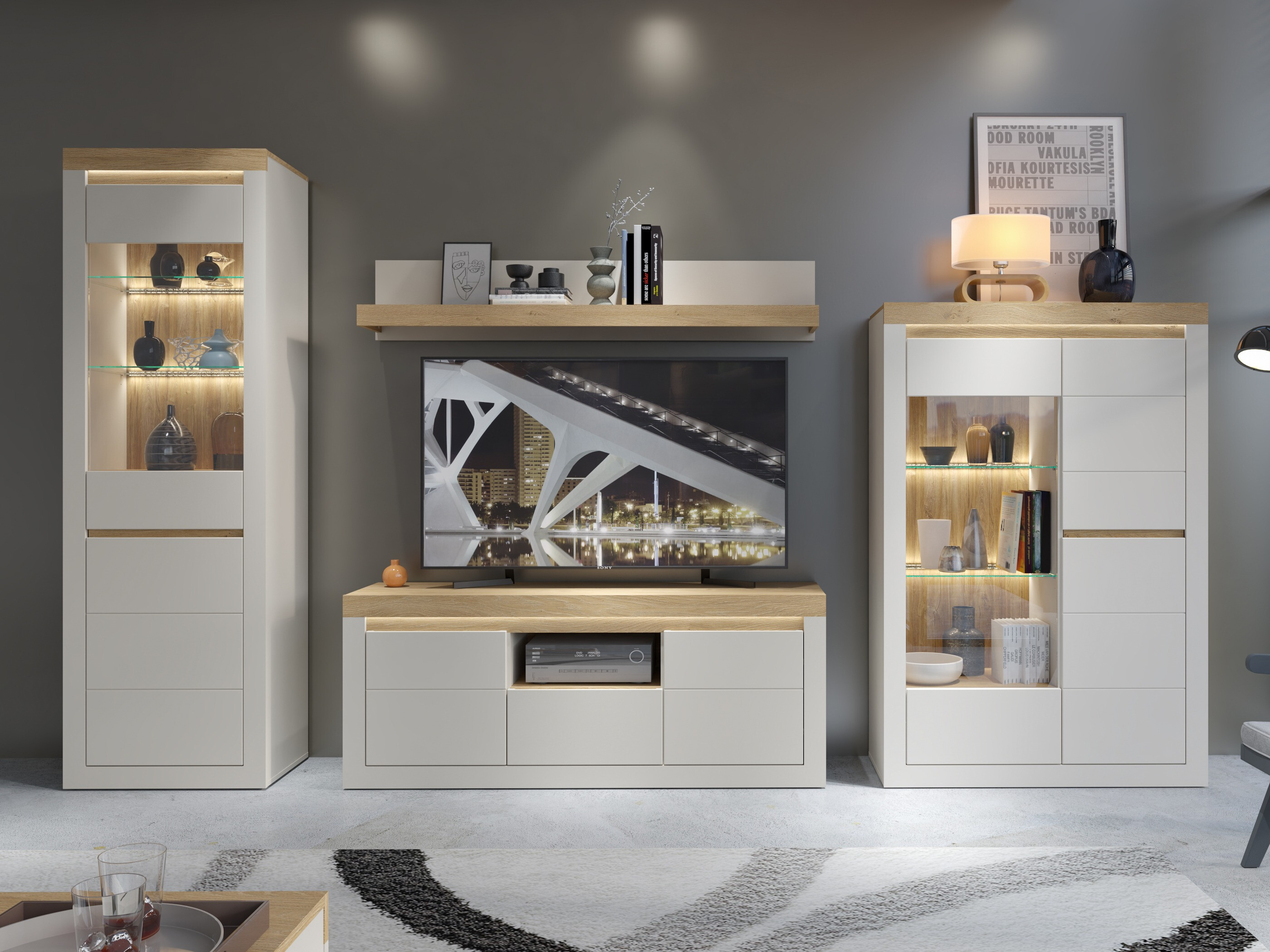 Conjunto para sala de estar Ophtola 120 (Esquerda)