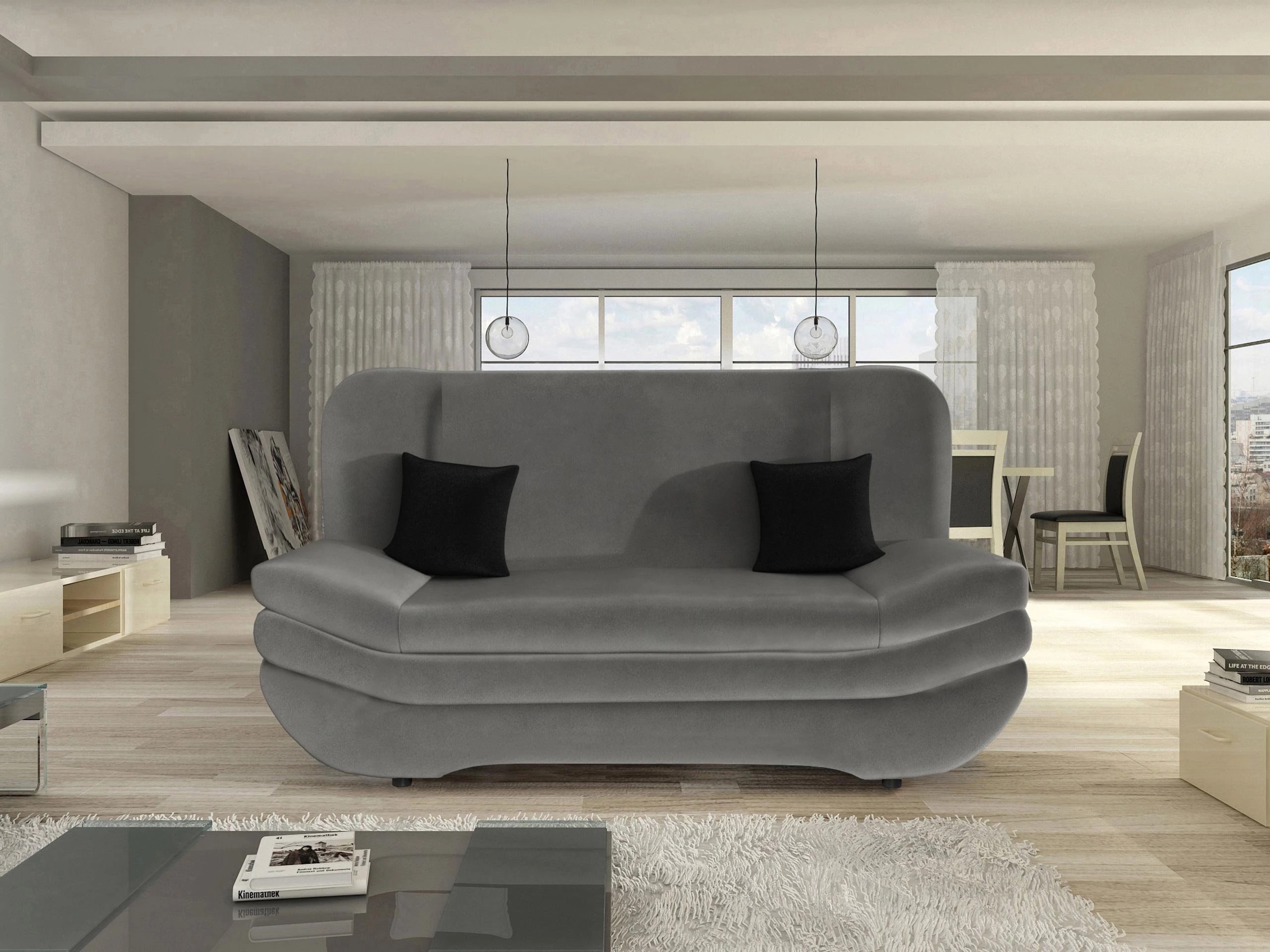 Sofá-cama Comfivo Silva (Magic Velvet 2217 + Magic Velvet 2219)