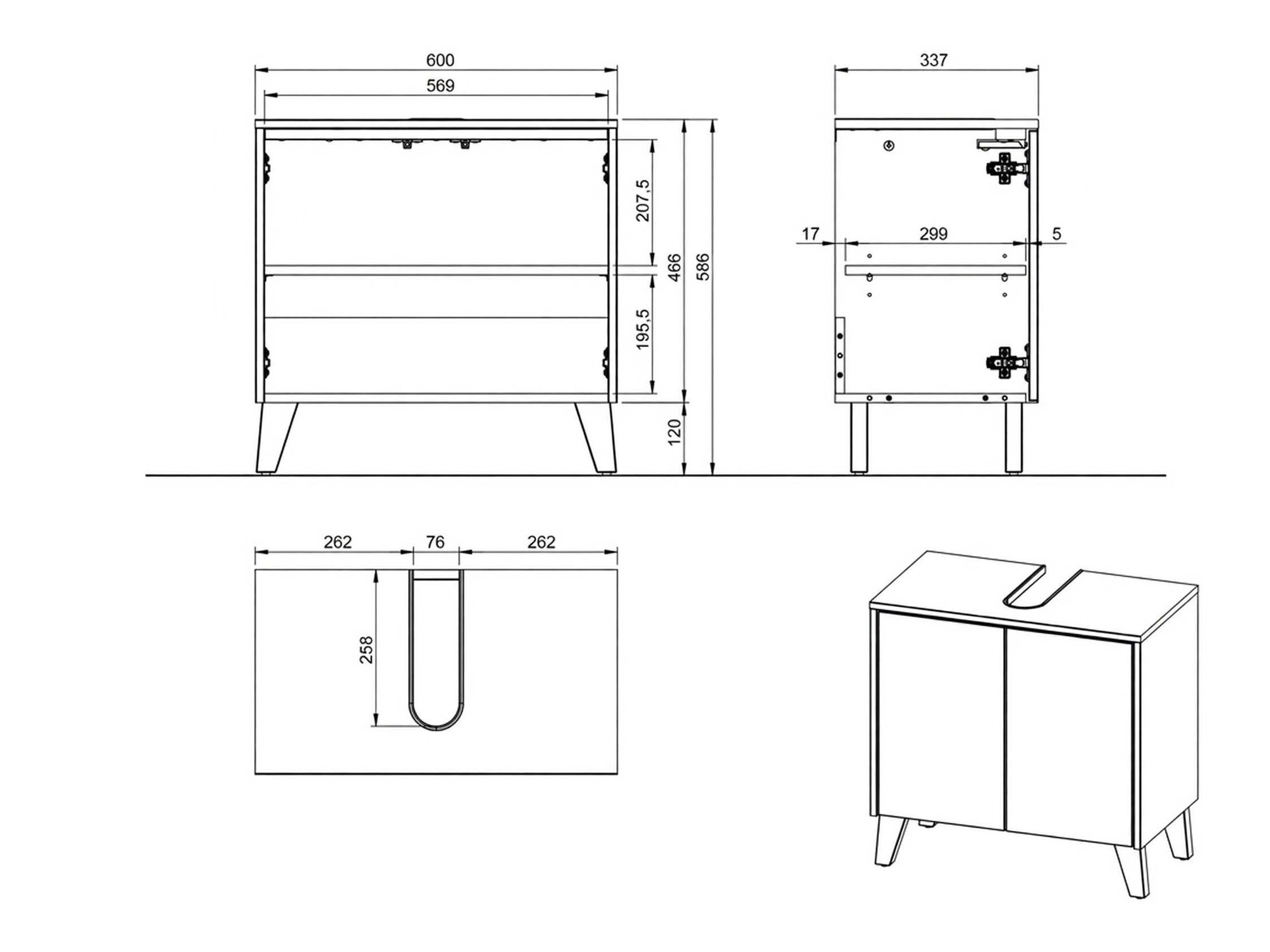 Conjunto para casa de banho Voseri 107