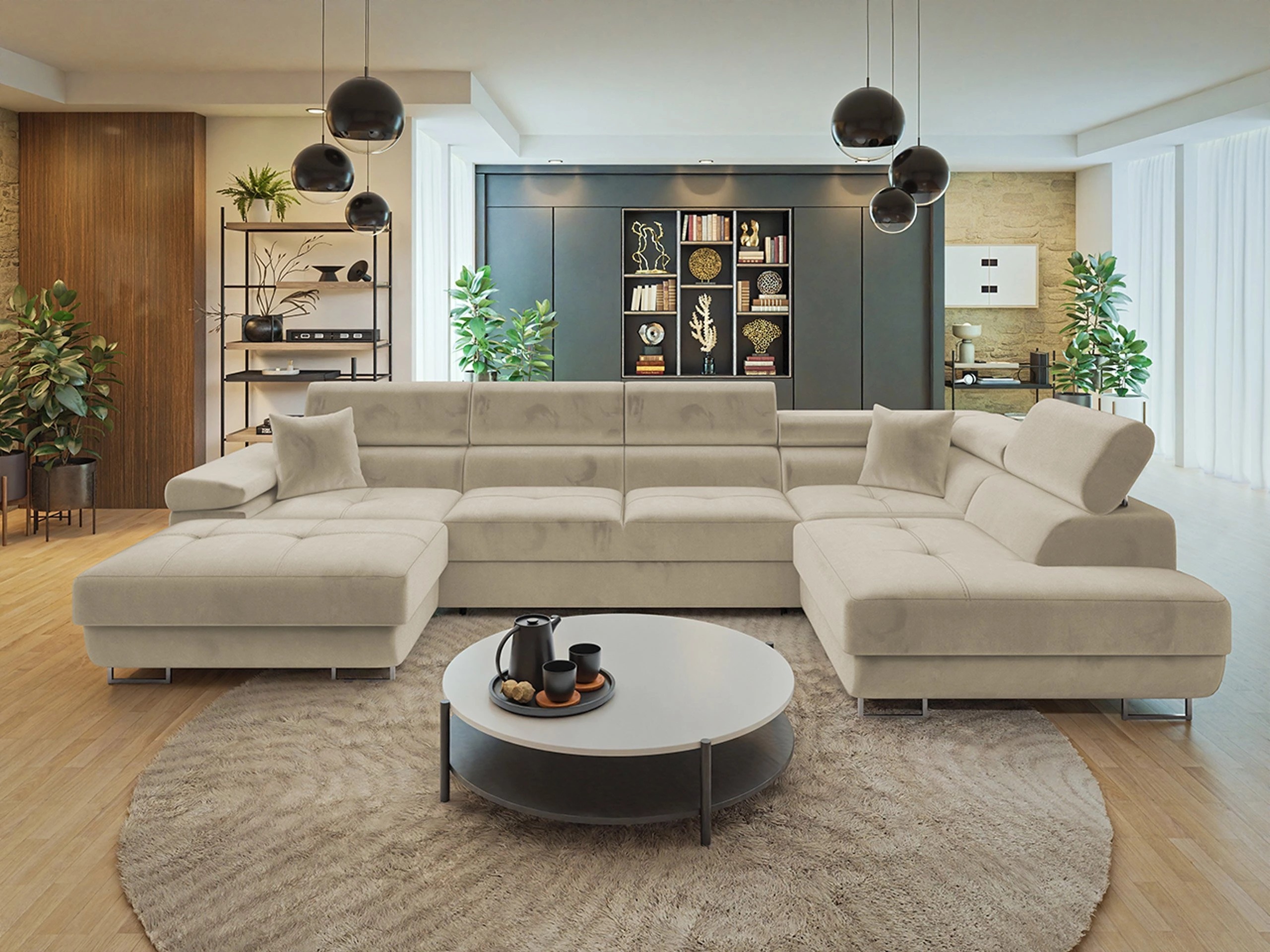 Sofá de canto Comfivo Vinetum III (Manila 02)