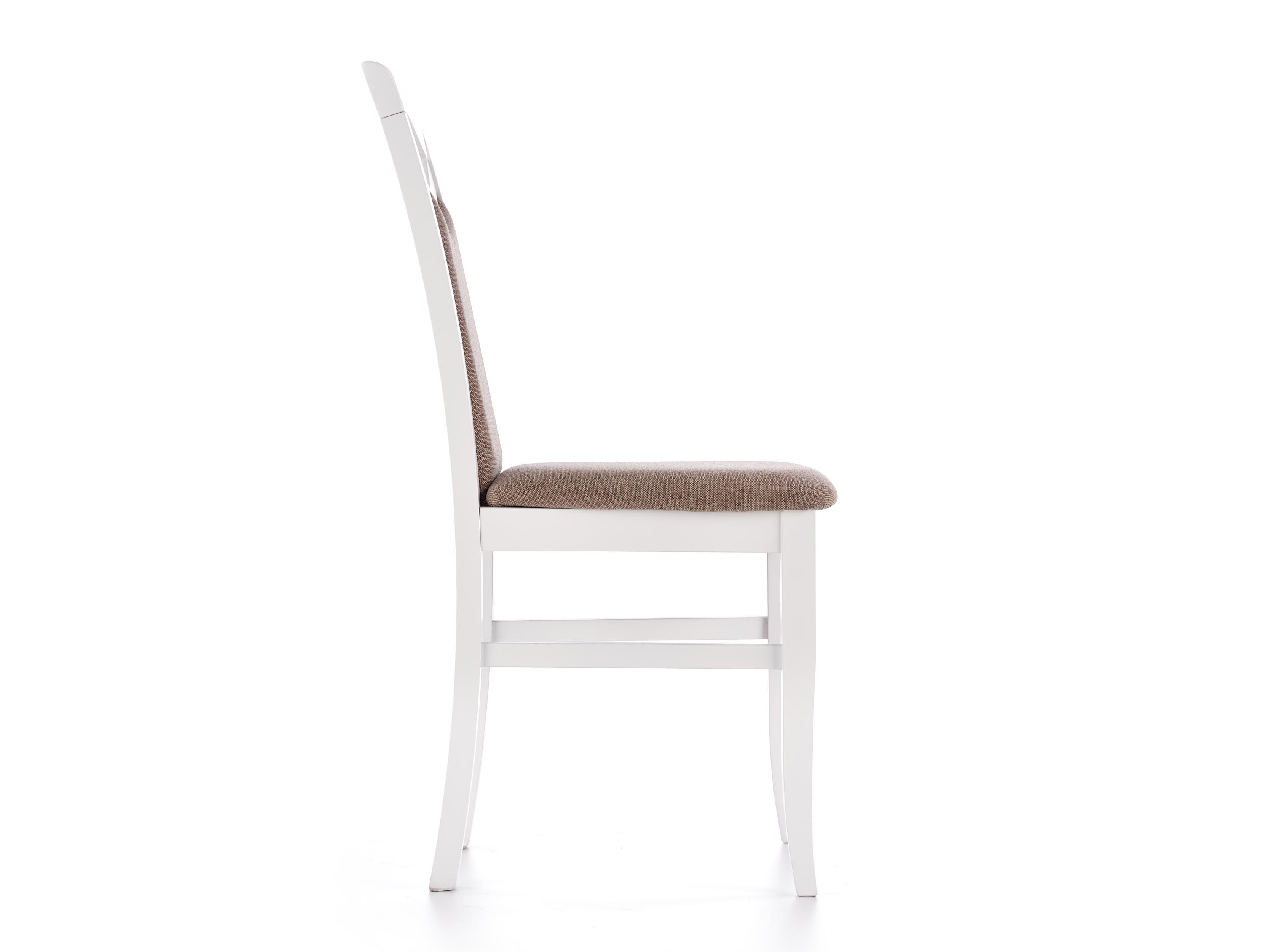 Cadeira Houston 578 (Branco + Castanho claro)