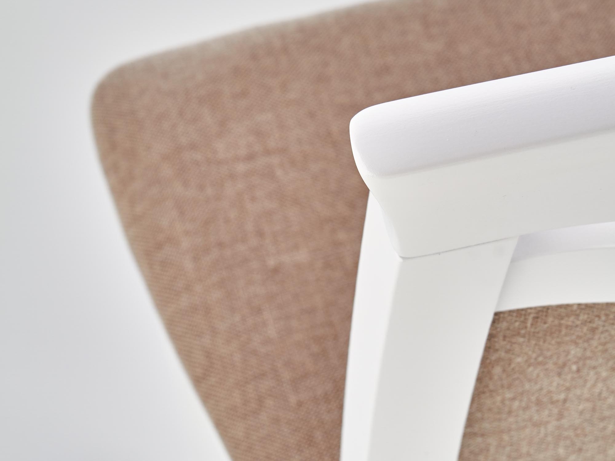 Cadeira Houston 578 (Branco + Castanho claro)