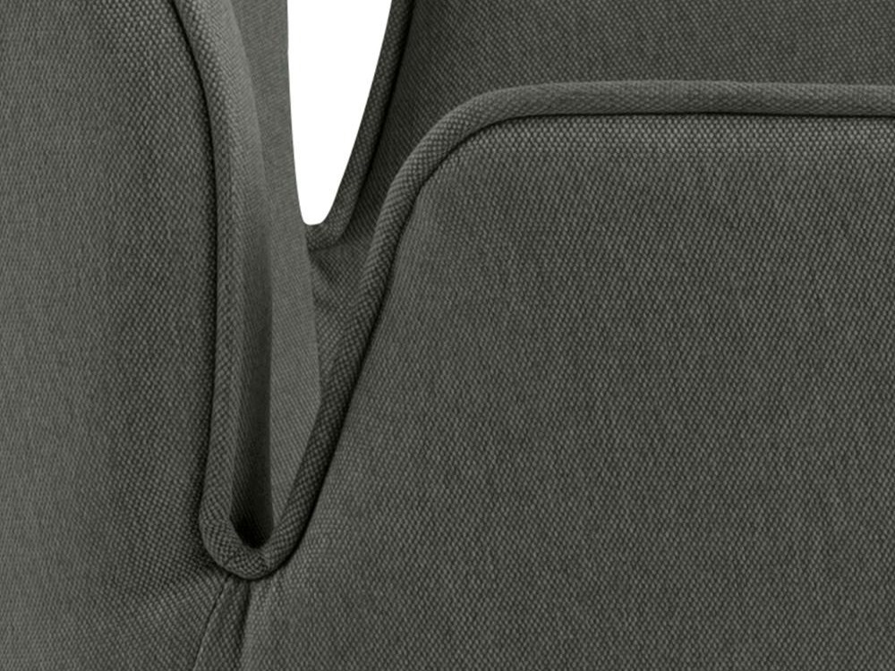 Cadeira Norsica 391 (Cinzento escuro + Madeira clara)