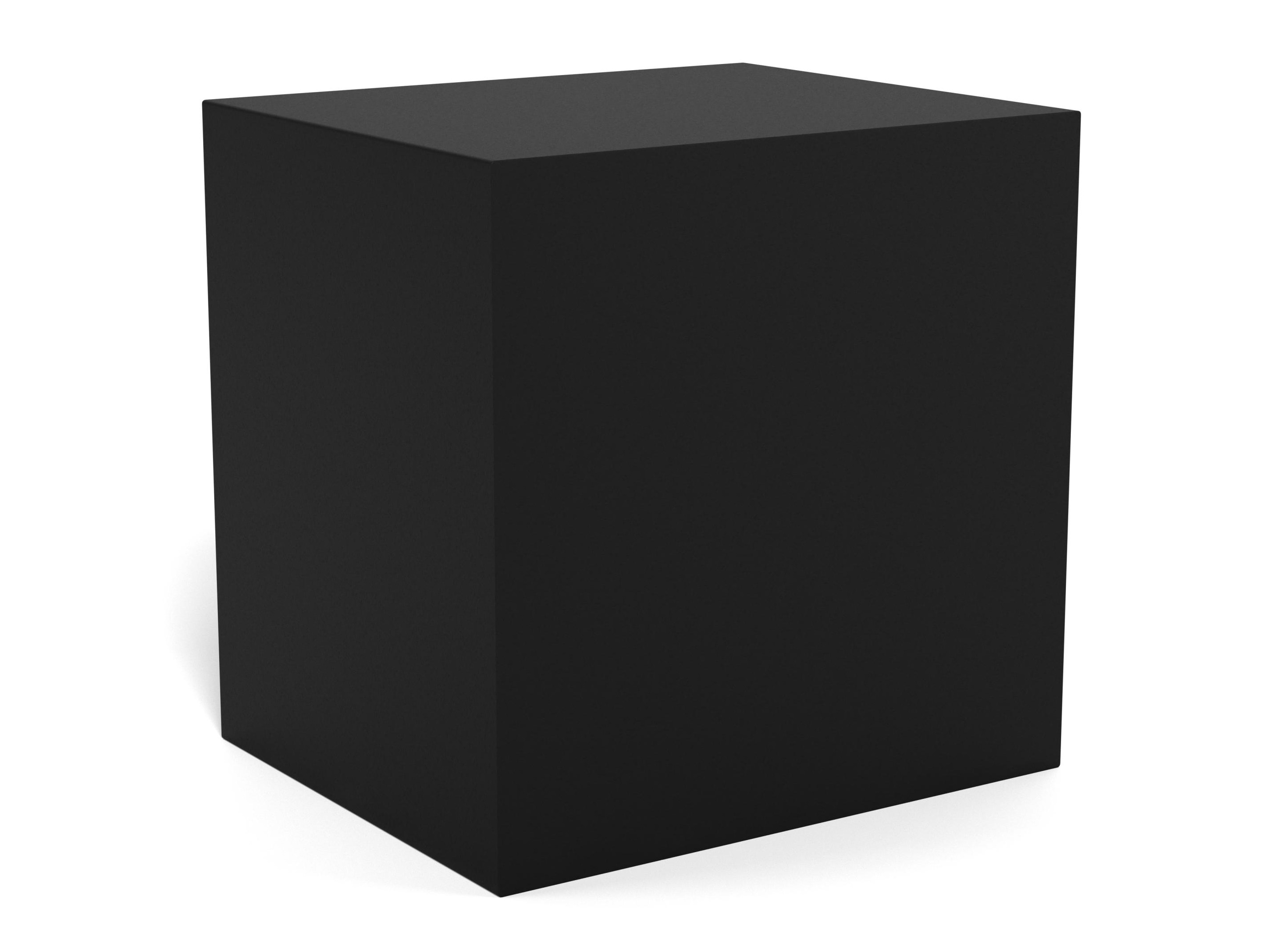 Mesa de cabeceira Norsica 375 (Preto + Madeira clara)