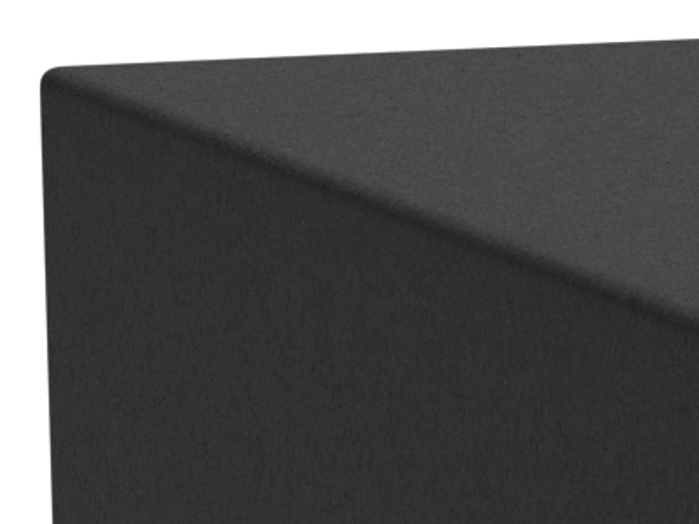 Mesa de cabeceira Norsica 375 (Preto + Madeira clara)