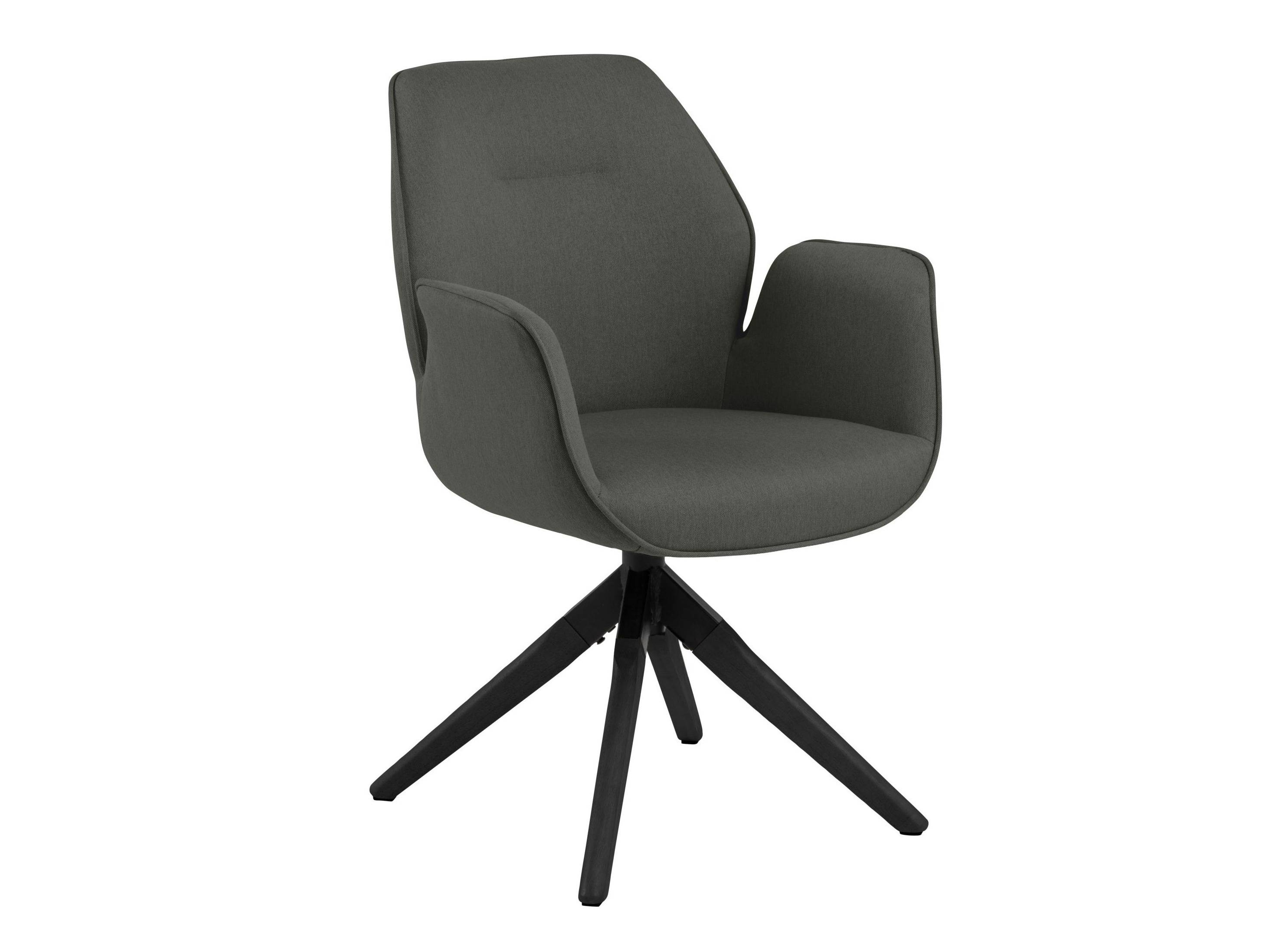 Cadeira Norsica 392 (Cinzento escuro + Preto)