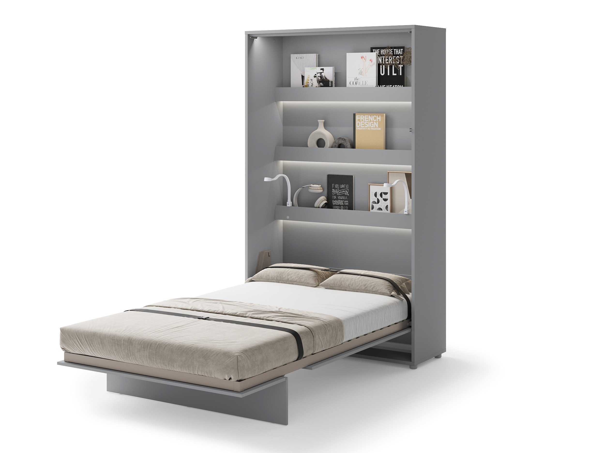Cama rebatível Concept Pro Lenart (Cinzento)