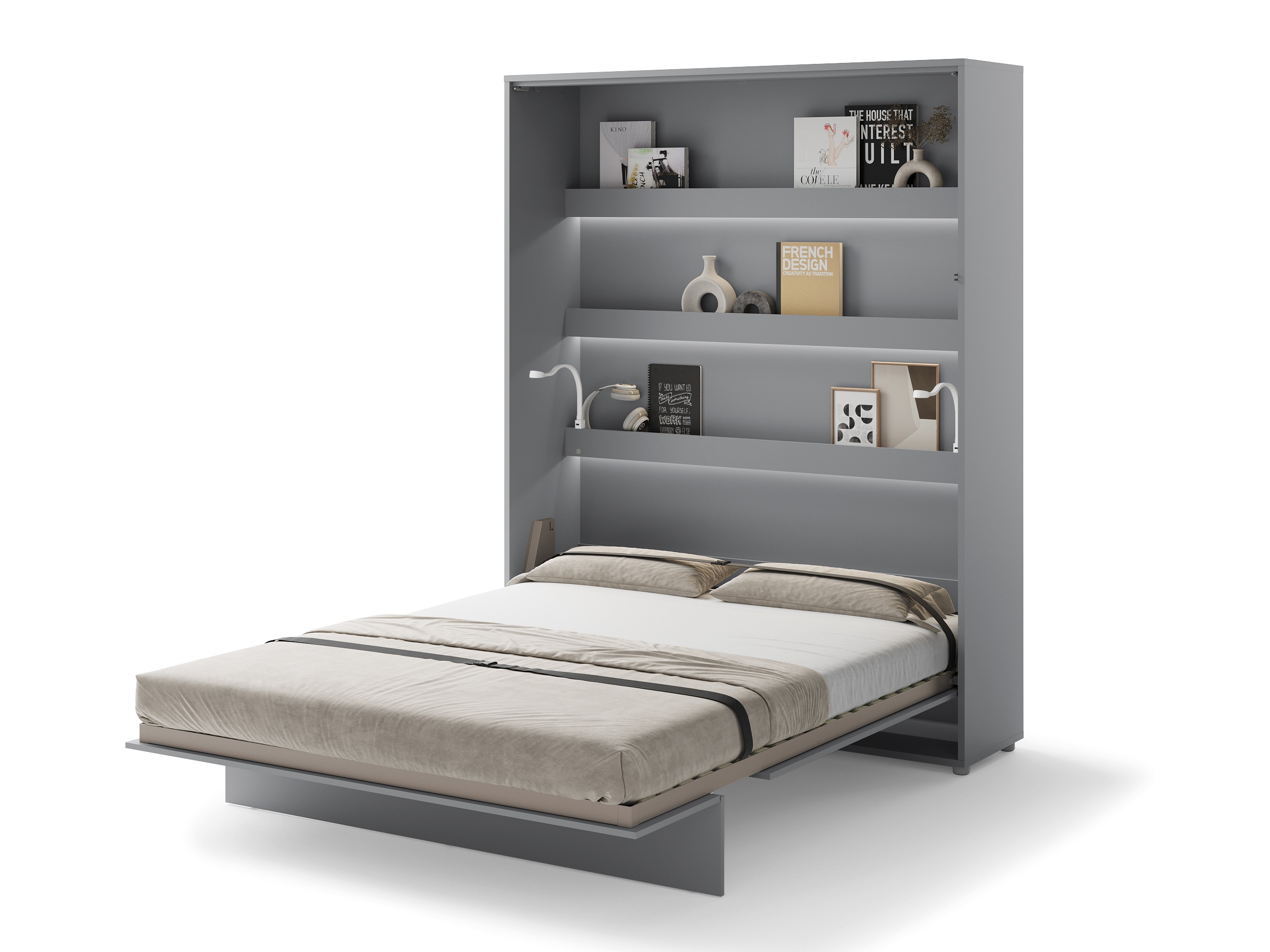 Cama rebatível Concept Pro Lenart (Cinzento)