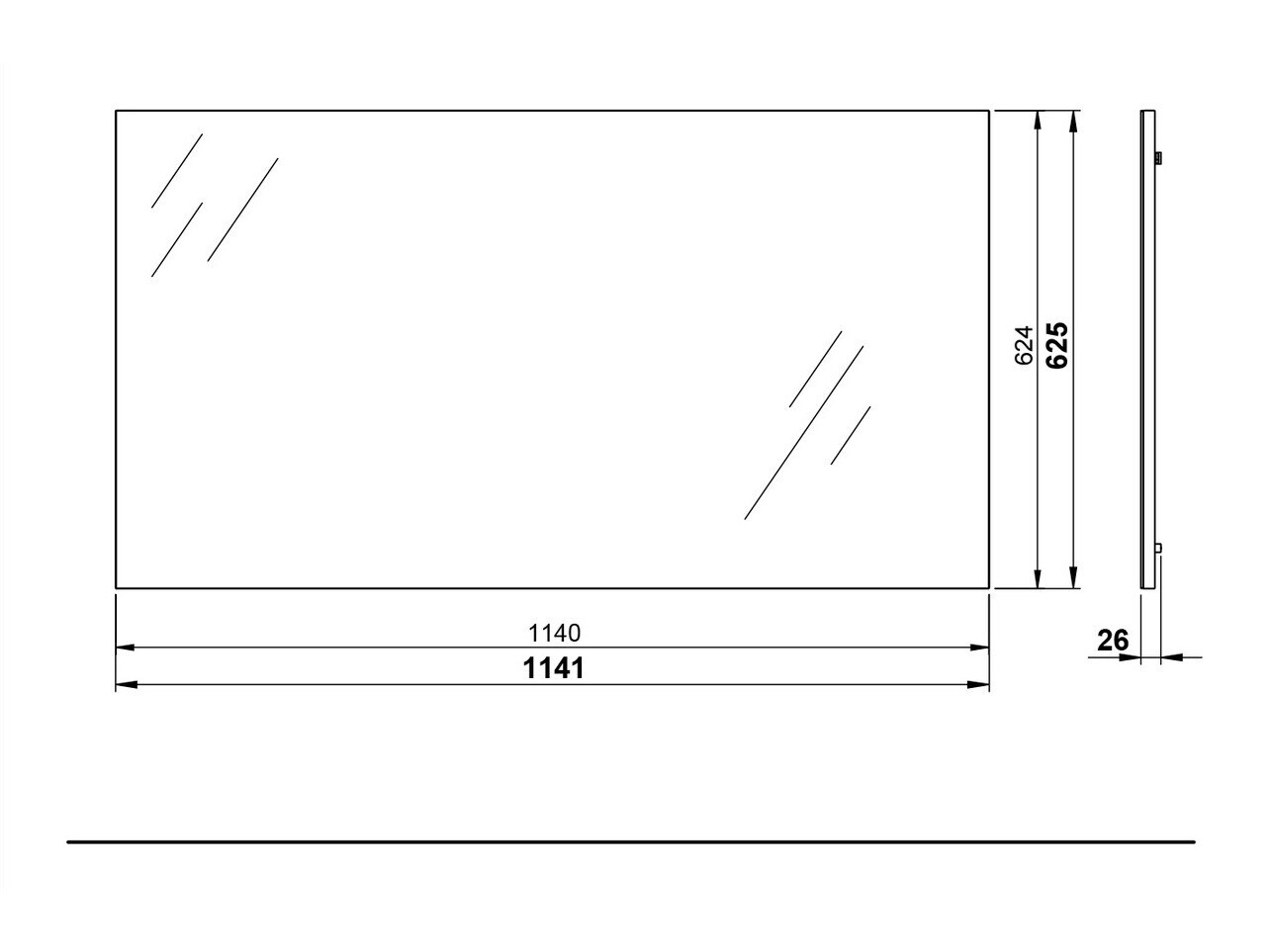 Conjunto para corredor Levfena 103 (Caxemira + Navarra carvalho + Branco)