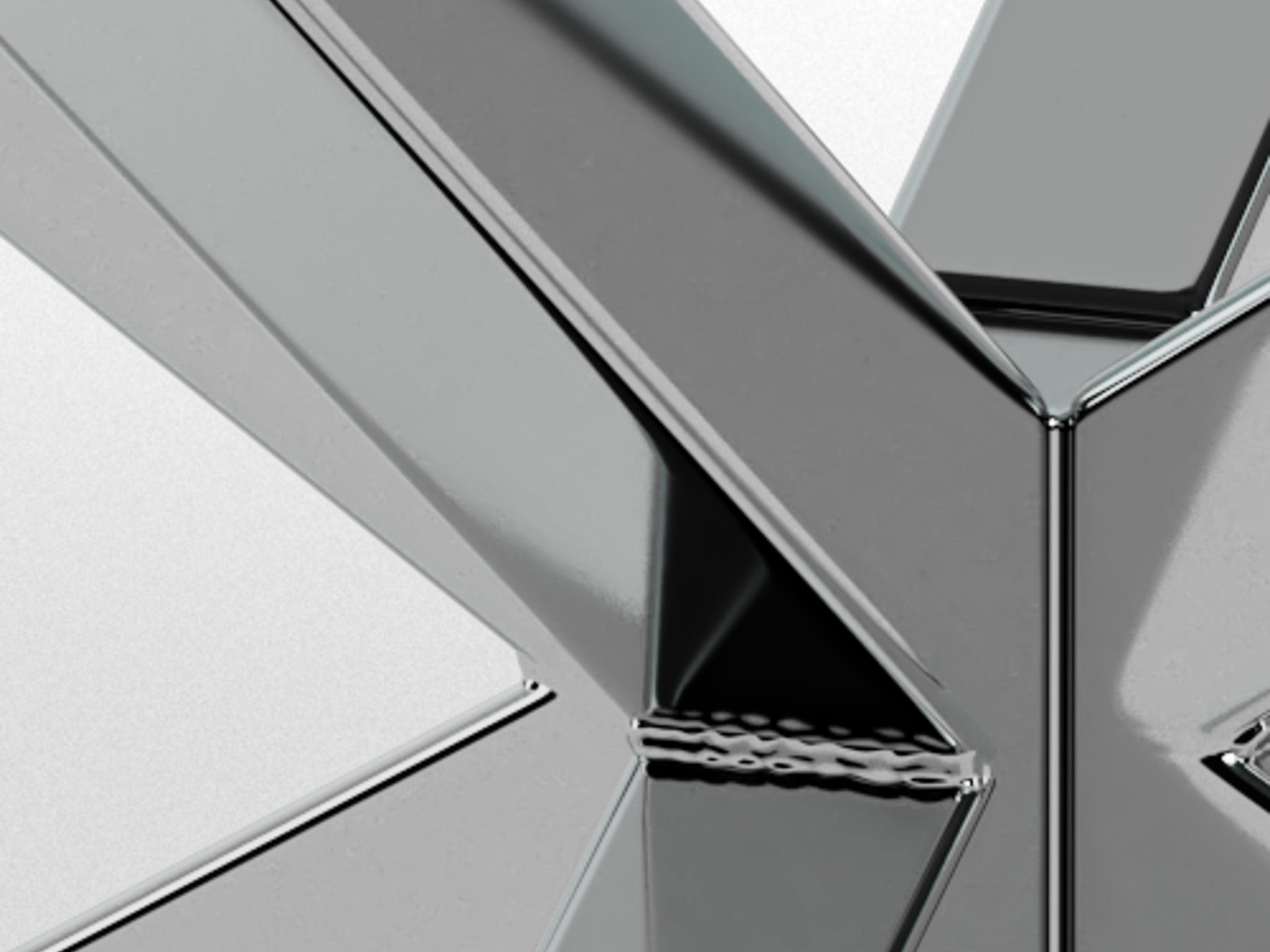 Mesa de centro Norsica 112 (Prateado)