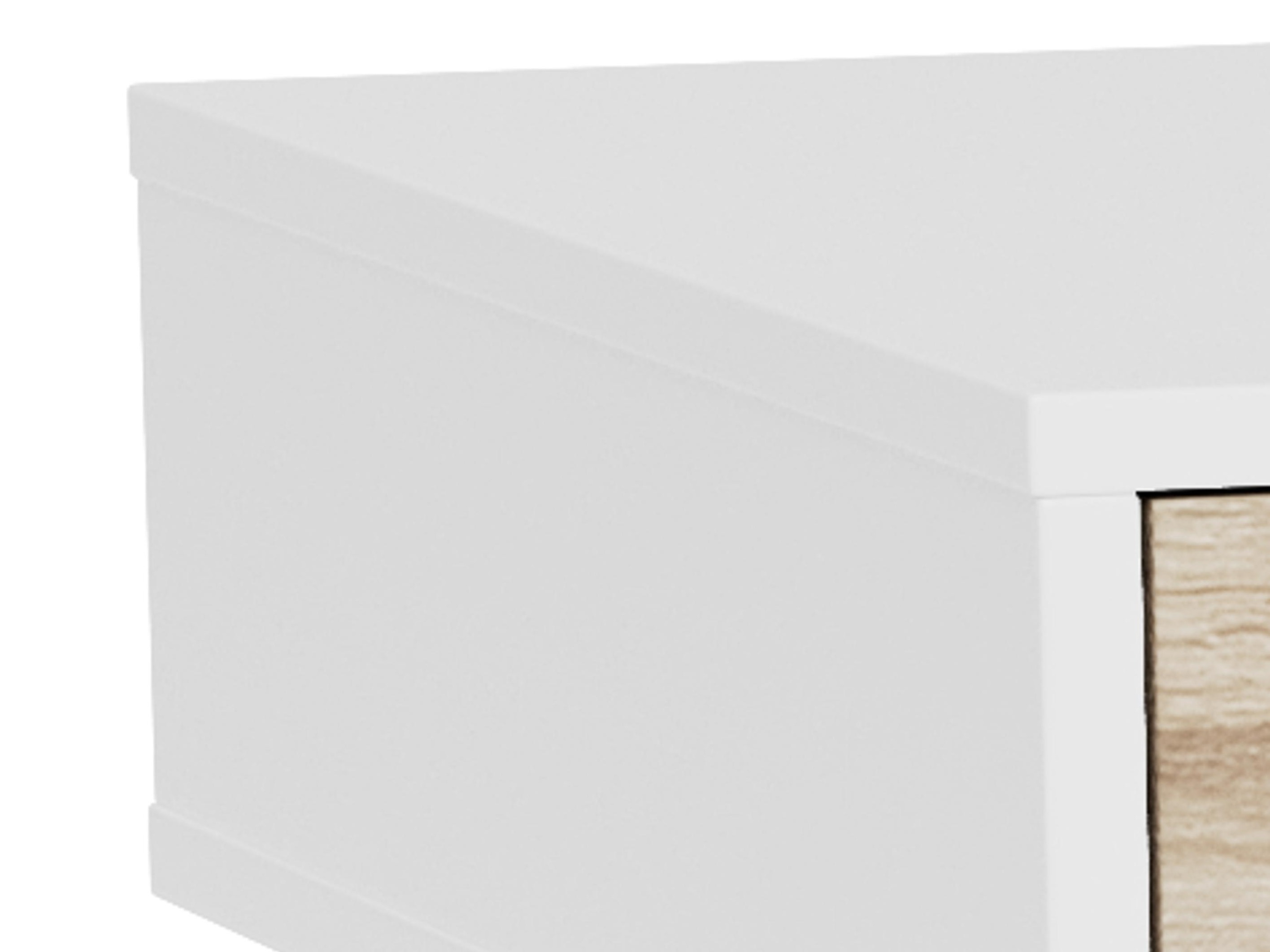 Mesa de escritório Norsica 113 (Branco + Carvalho)