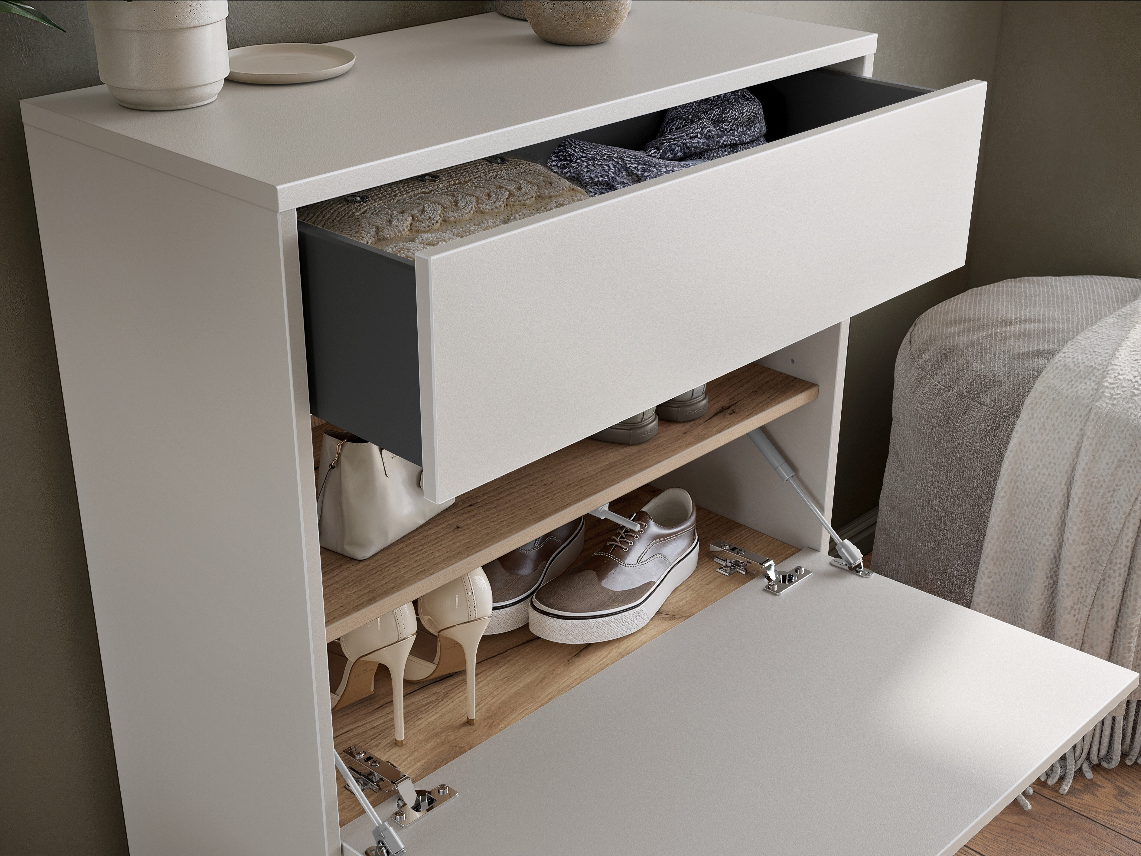 Sapateira Levfena 102 (Caxemira + Navarra carvalho)