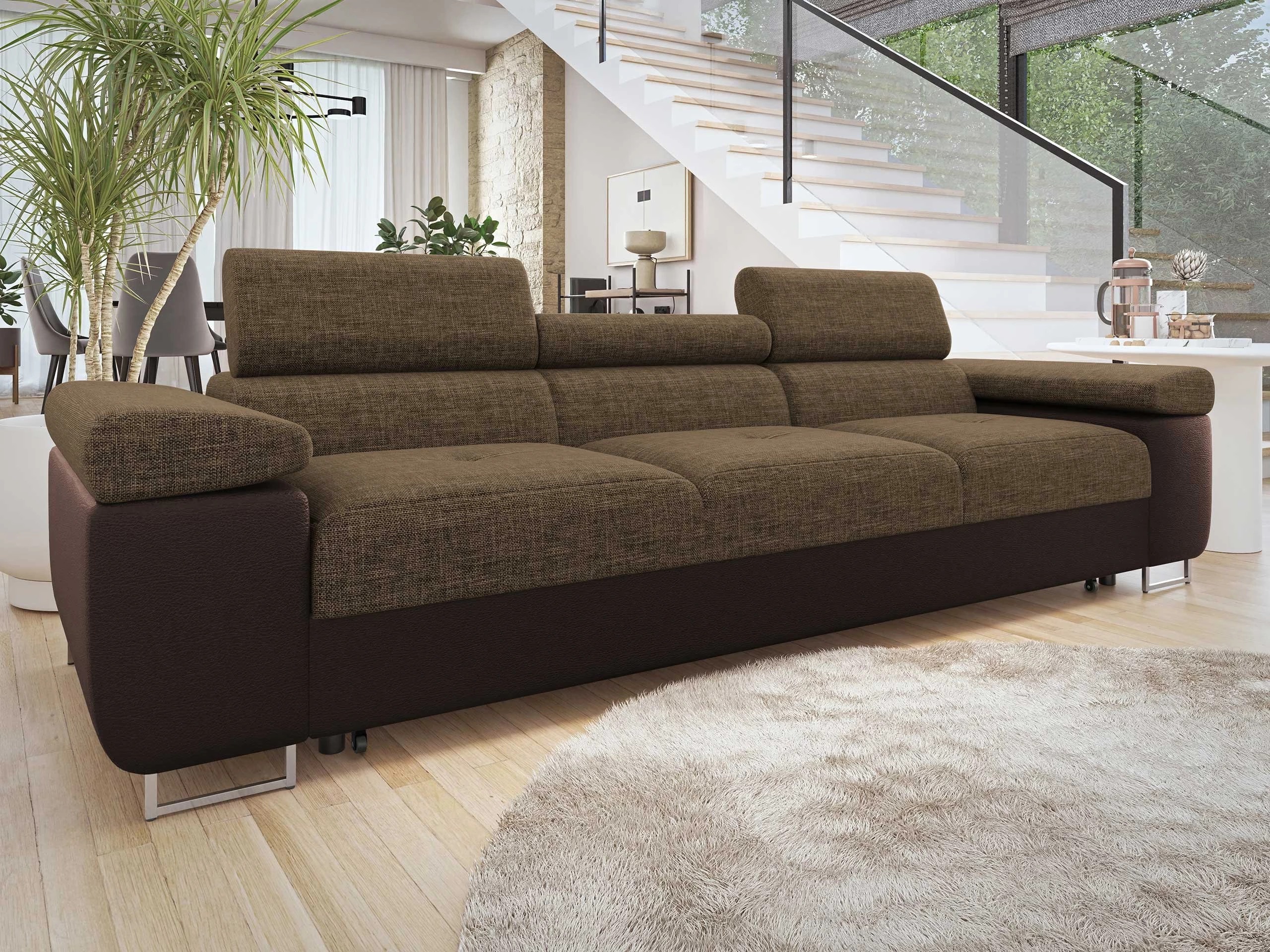 Sofá-cama Comfivo Vinetum (Soft 066 + Lux 03)
