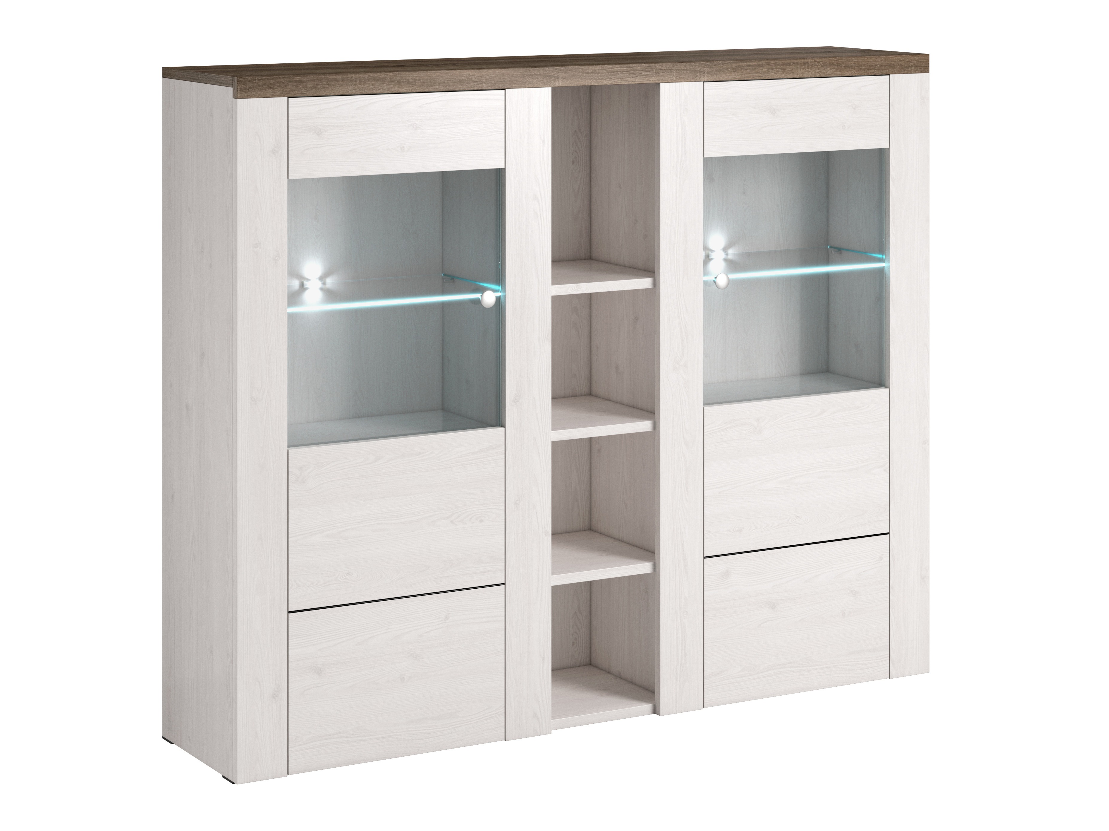 Aparador Salelbo 105 (Lariço Sibu + Trufa carvalho)