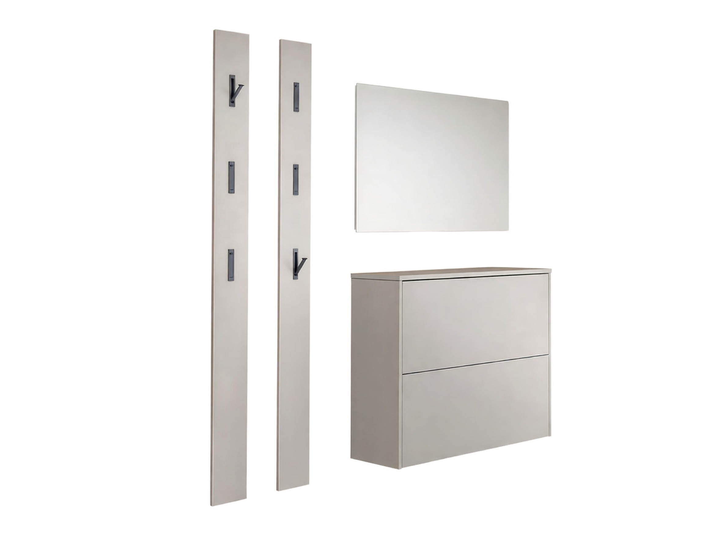 Conjunto para corredor Levfena 103 (Caxemira + Navarra carvalho + Branco)