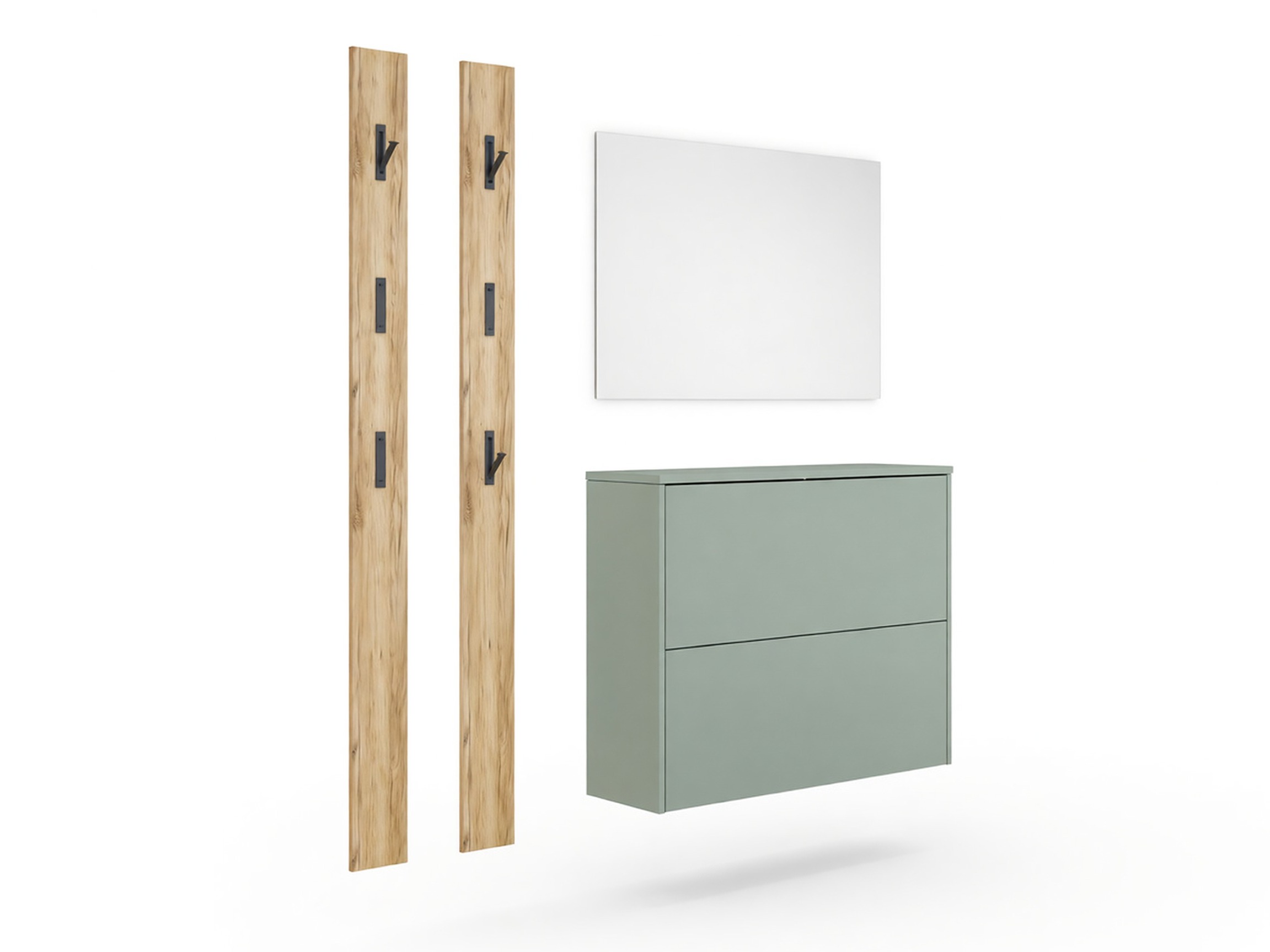 Conjunto para corredor Levfena 103 (Verde + Navarra carvalho)