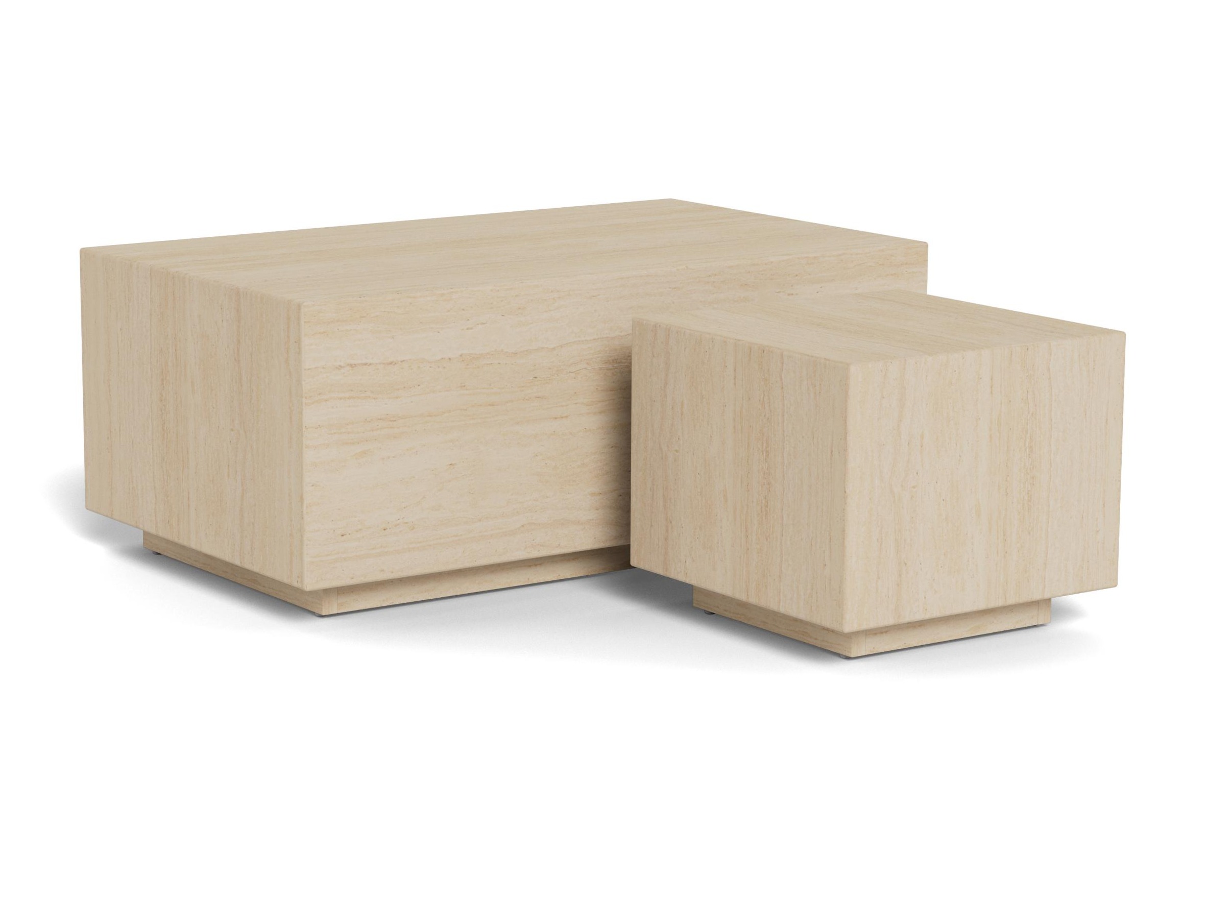 Conjunto de mesa de centro Norsica 894 (Bege)