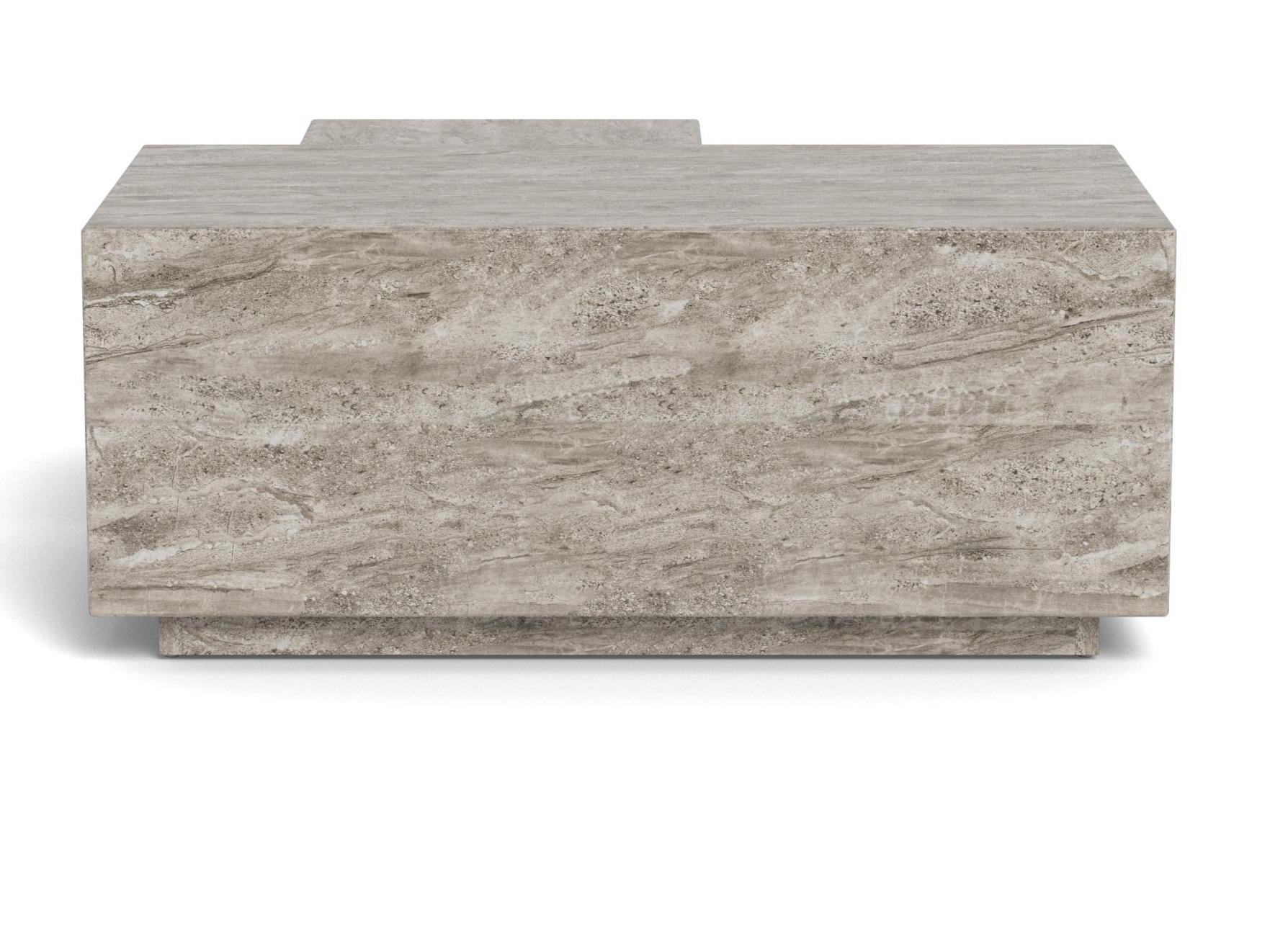 Conjunto de mesa de centro Norsica 894 (Cinzento mármore)