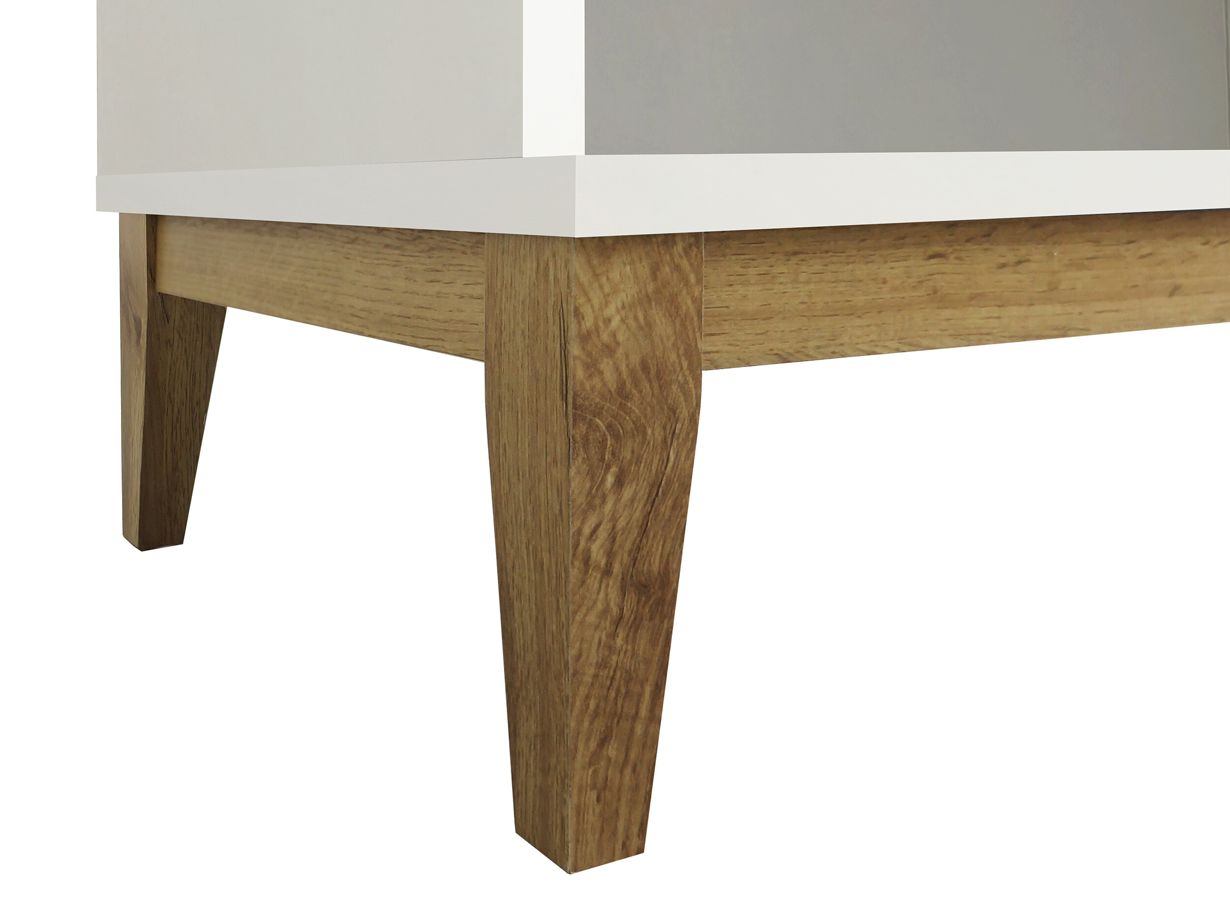 Estante Felmelo 101 (Branco + Carvalho wotan)