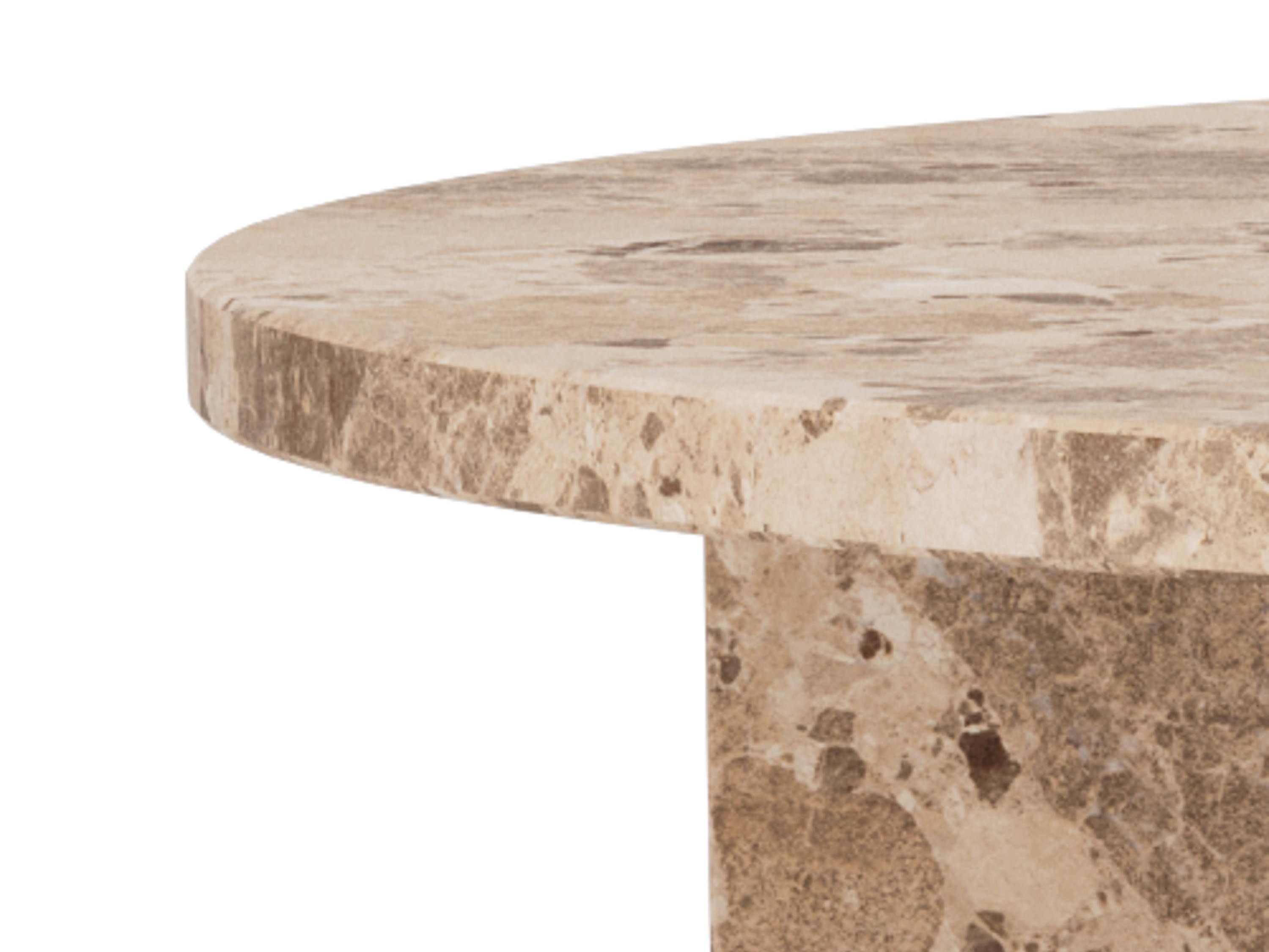 Mesa de centro Norsica 952 (Castanho claro)